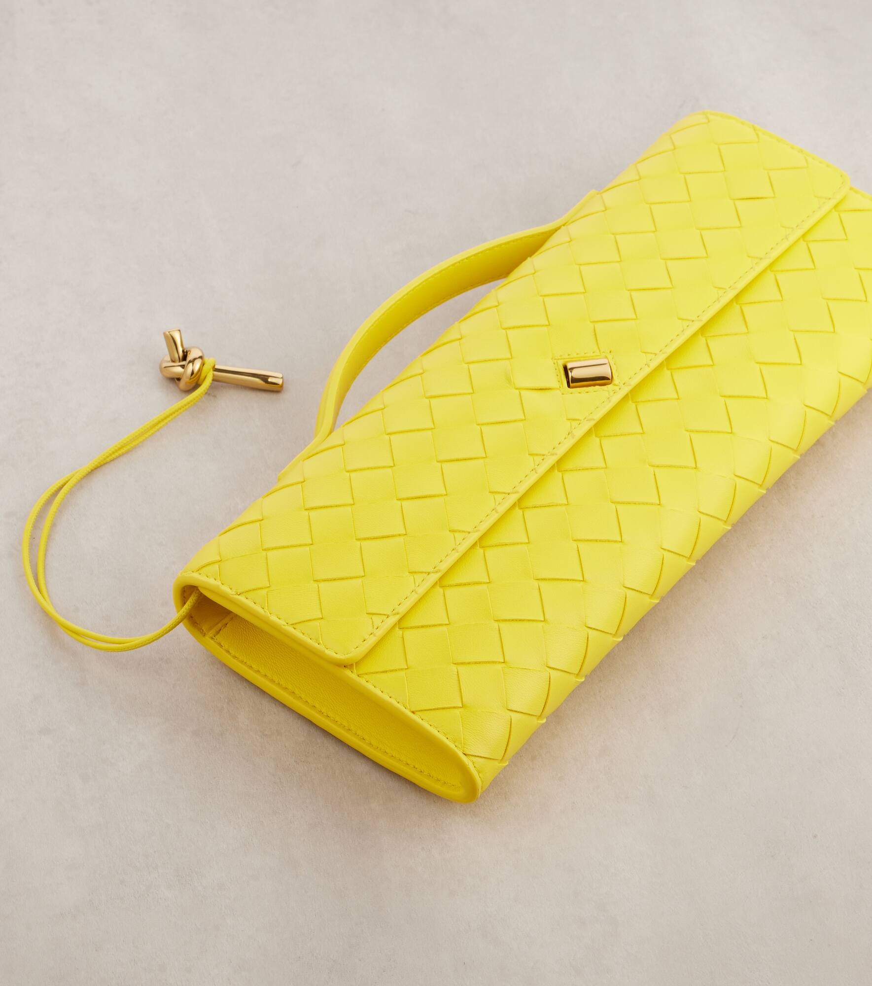 Andiamo Intrecciato leather clutch - 6