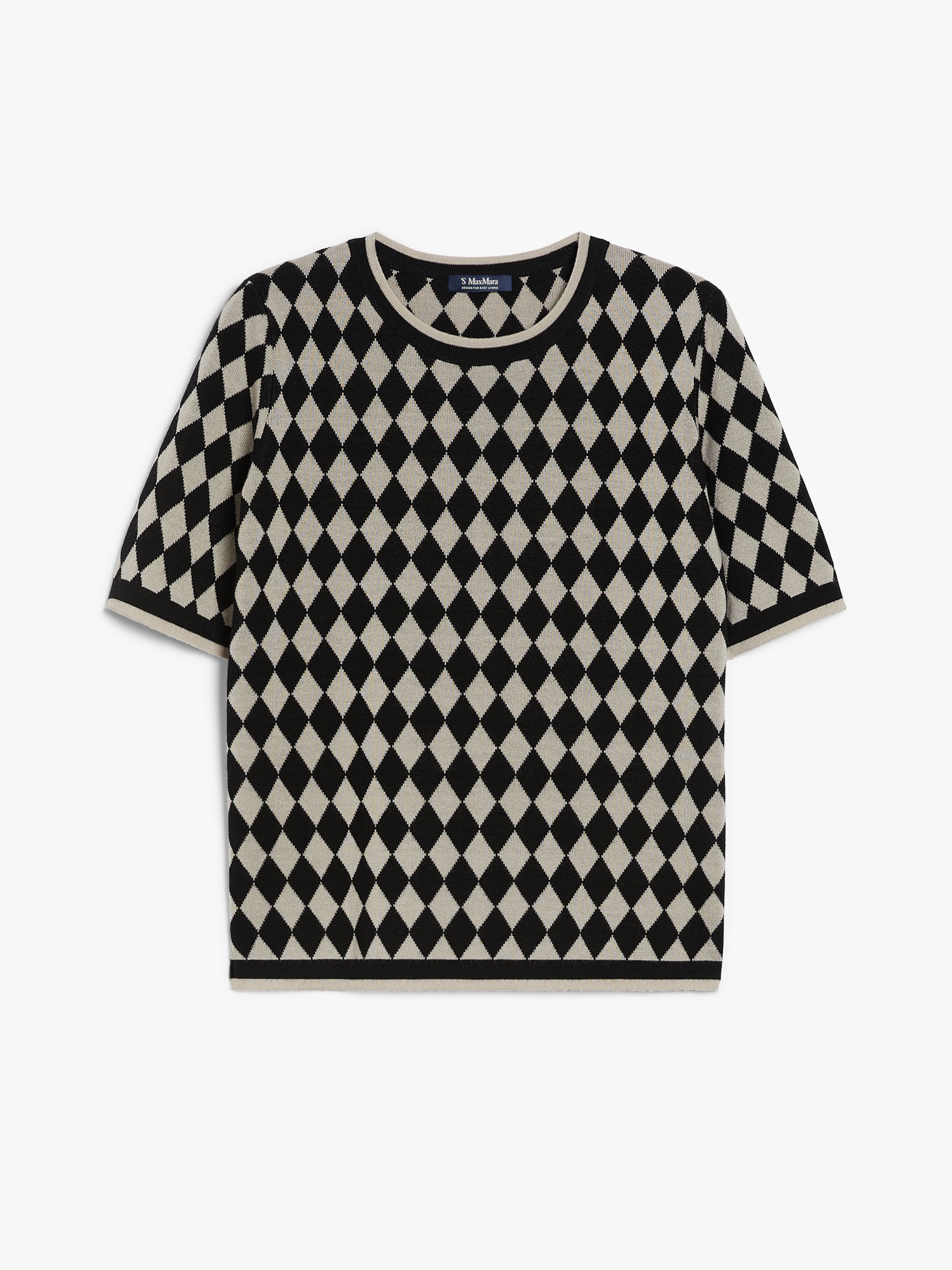 MAX MARA★W'S HIGHER JUCQUARD T - HIGHER 007 113686 S Max Mara HIGHER Jacquard wool sweater | REVERSIBLE