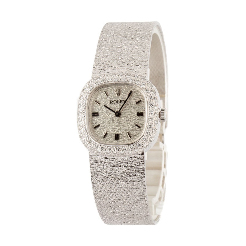 Ladies Rolex Cocktail Ref 8307 White Gold - 2
