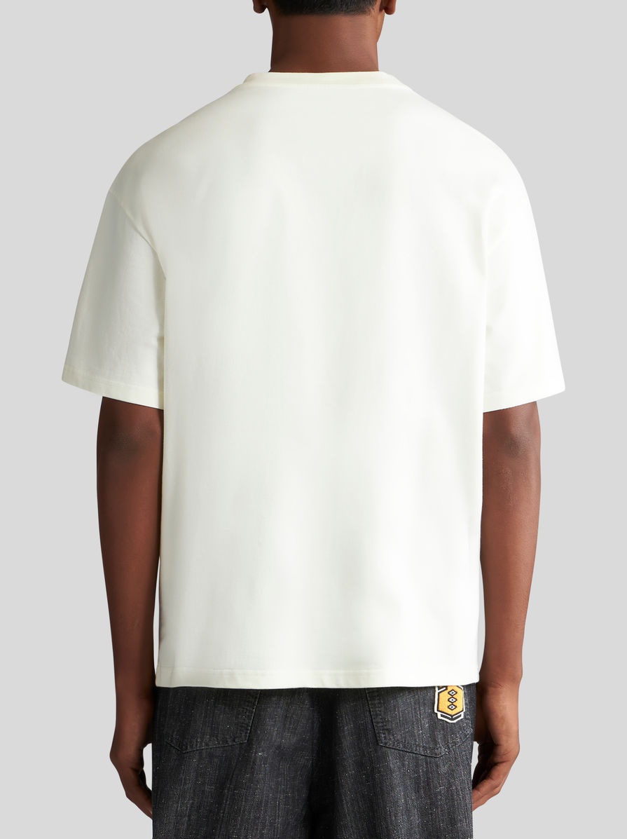 T-SHIRT WITH ALLEGORY OF ETERNITY PRINT - 4