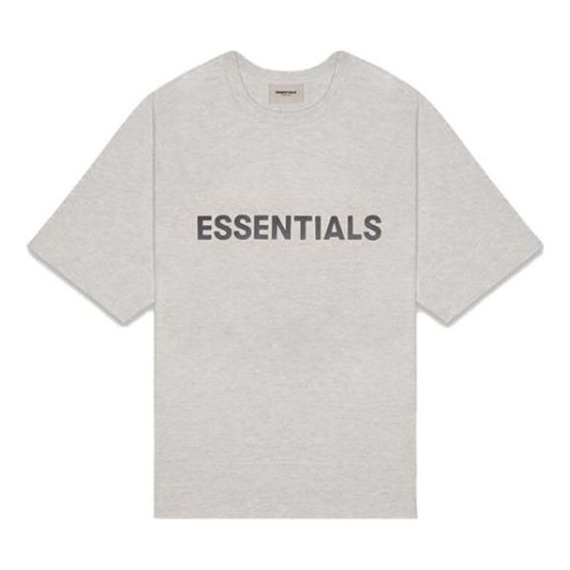 Fear of God Essentials FW20 Logo Tee 'Heather Oatmeal' 0125250500229260 1