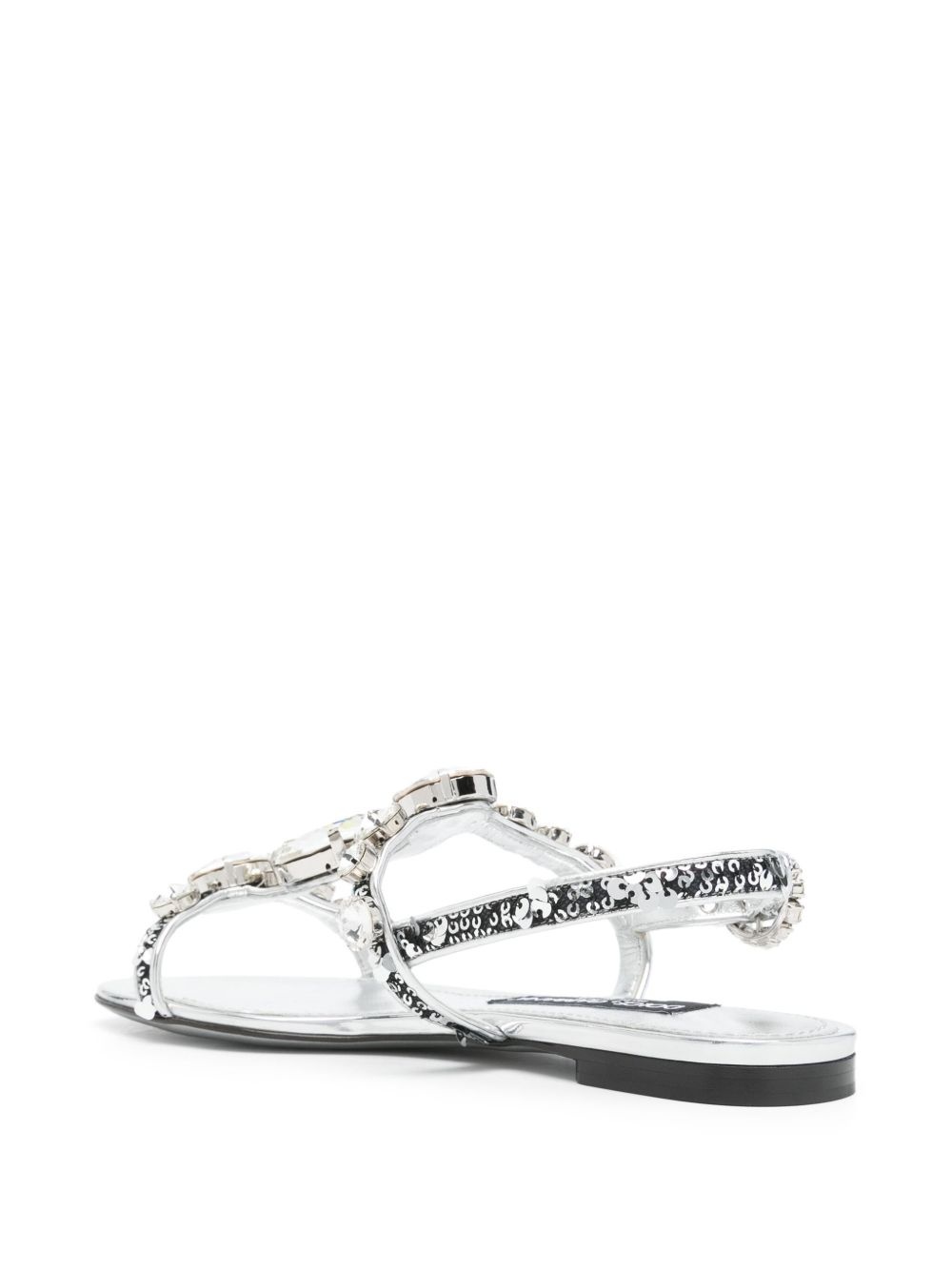 crystal-embellished sandals - 3