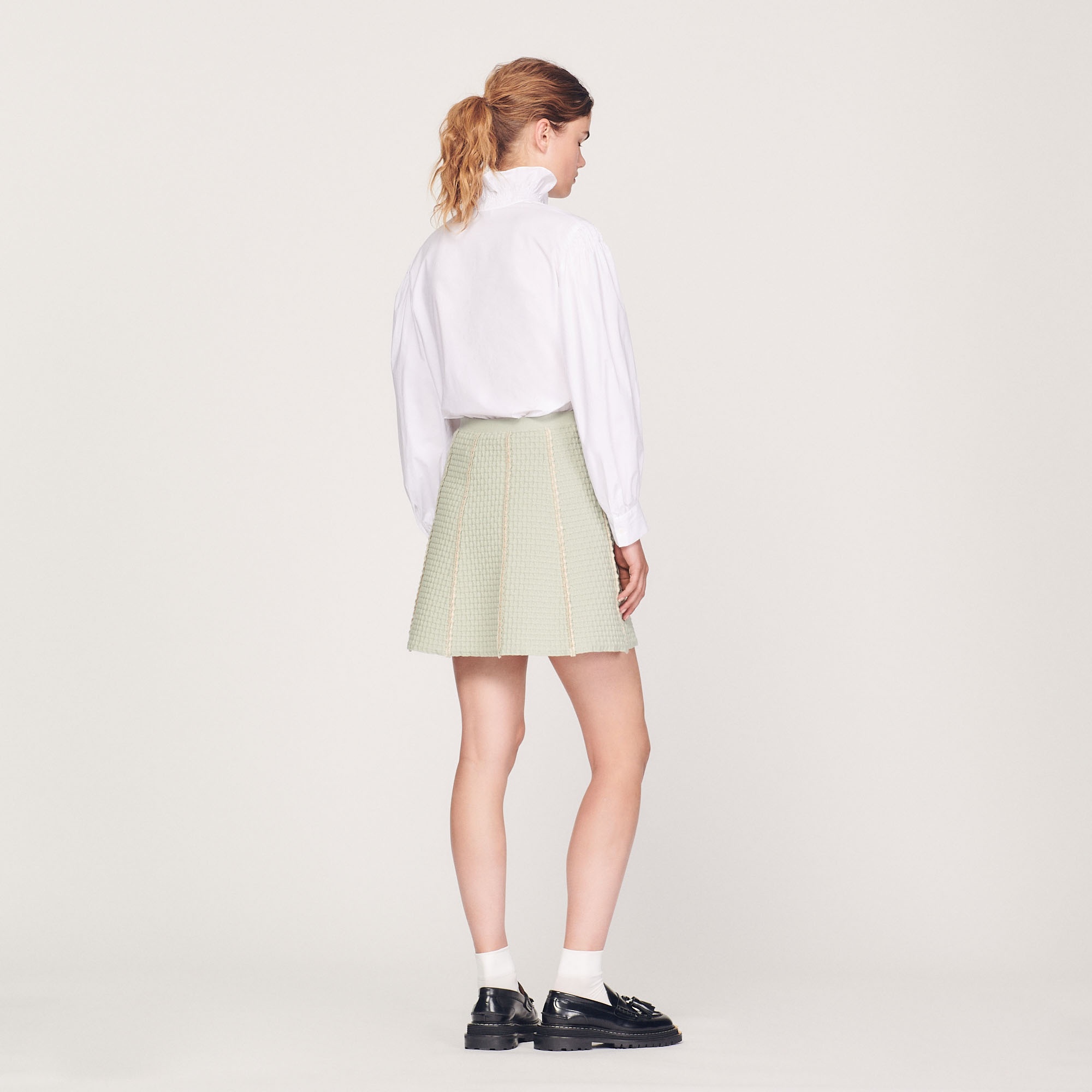 Short knitted skirt - 6