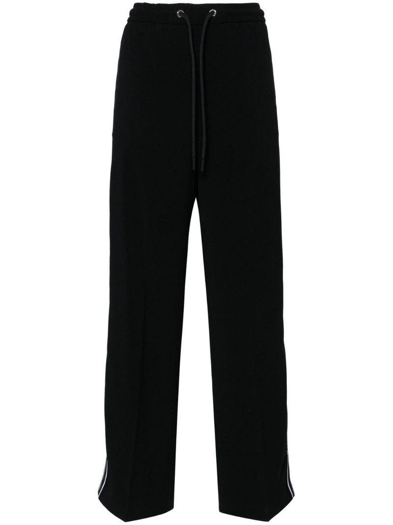 pressed-crease straight-leg trousers 1