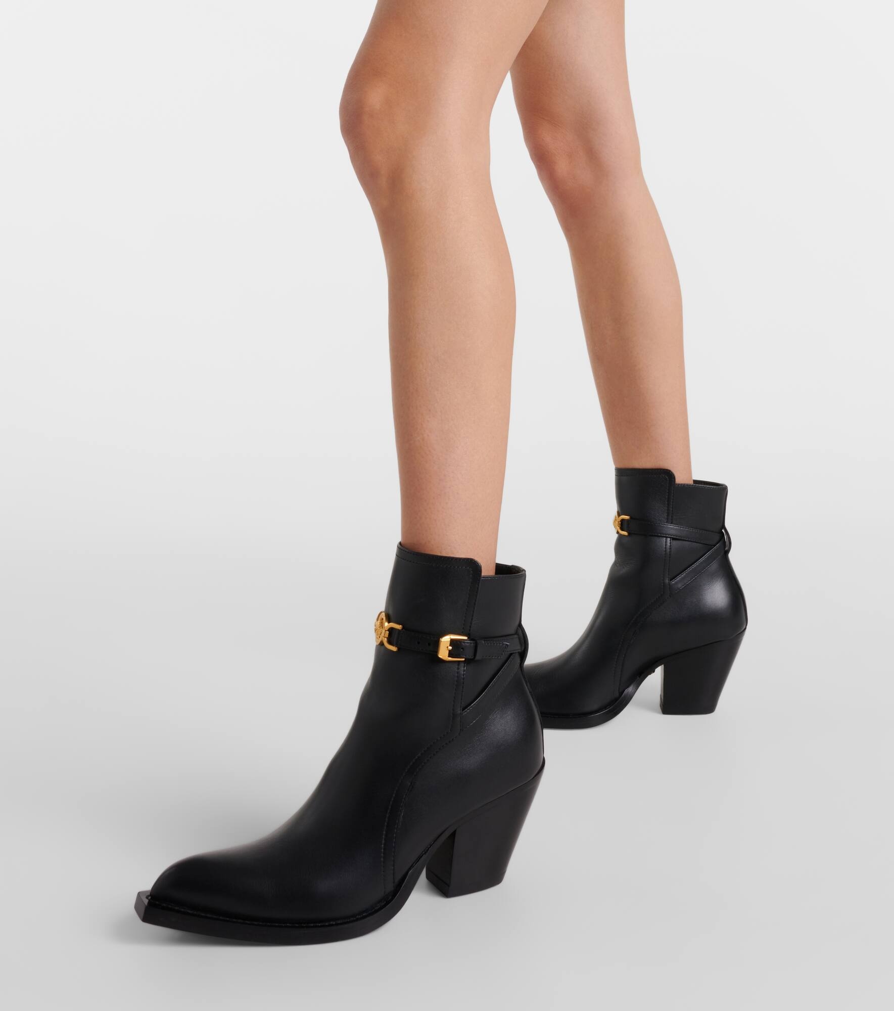 Medusa '95 leather ankle boots - 4