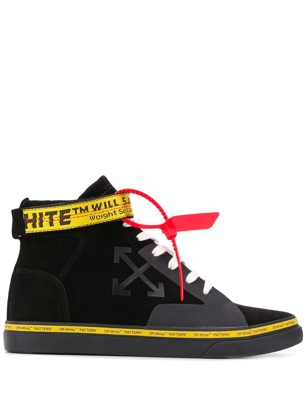 Vulcanized high top skater sneakers - 1