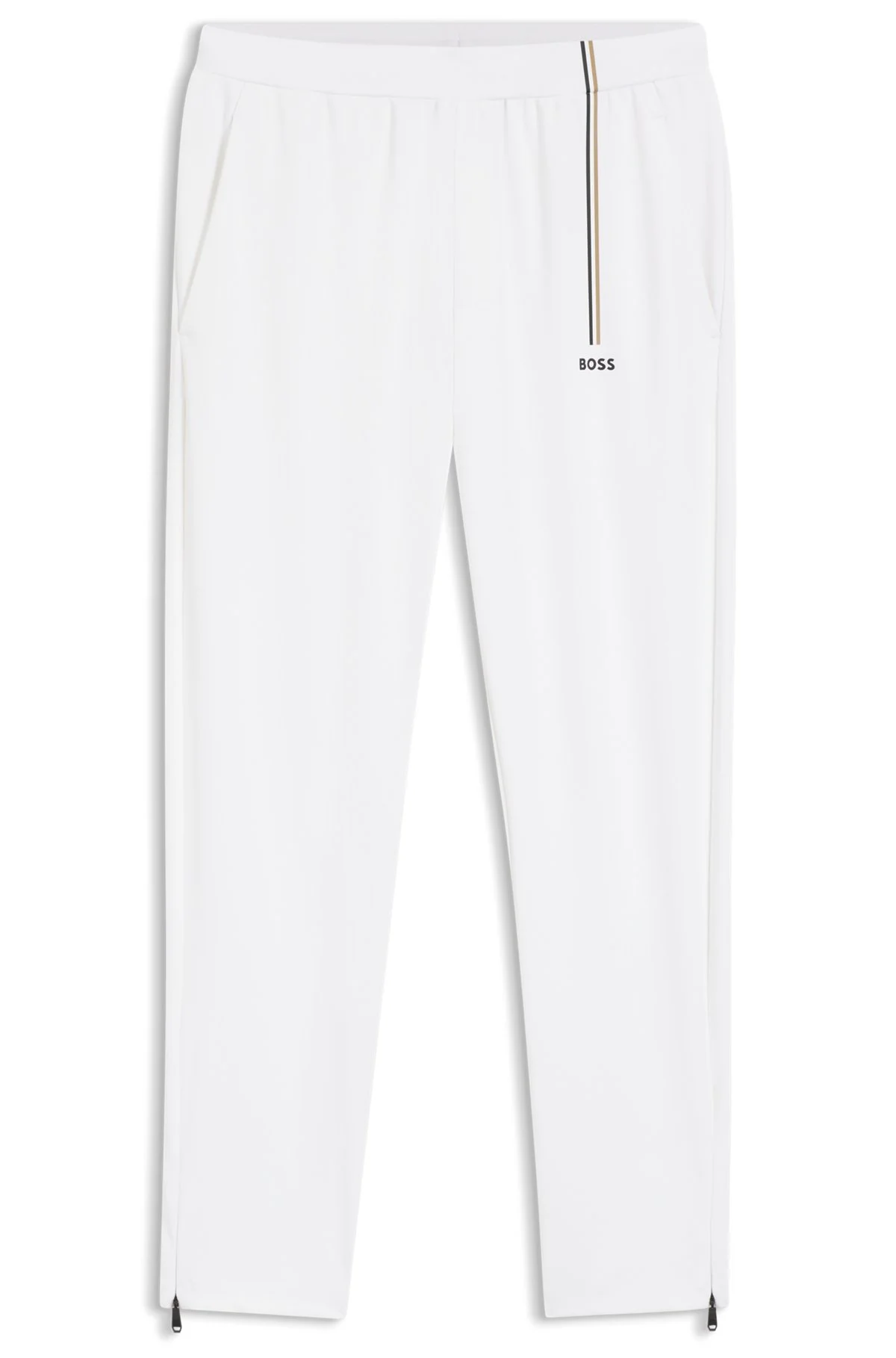 ACTIVE TRACK PANTS IN THERMOREGULATING STRETCH GABARDINE - 1