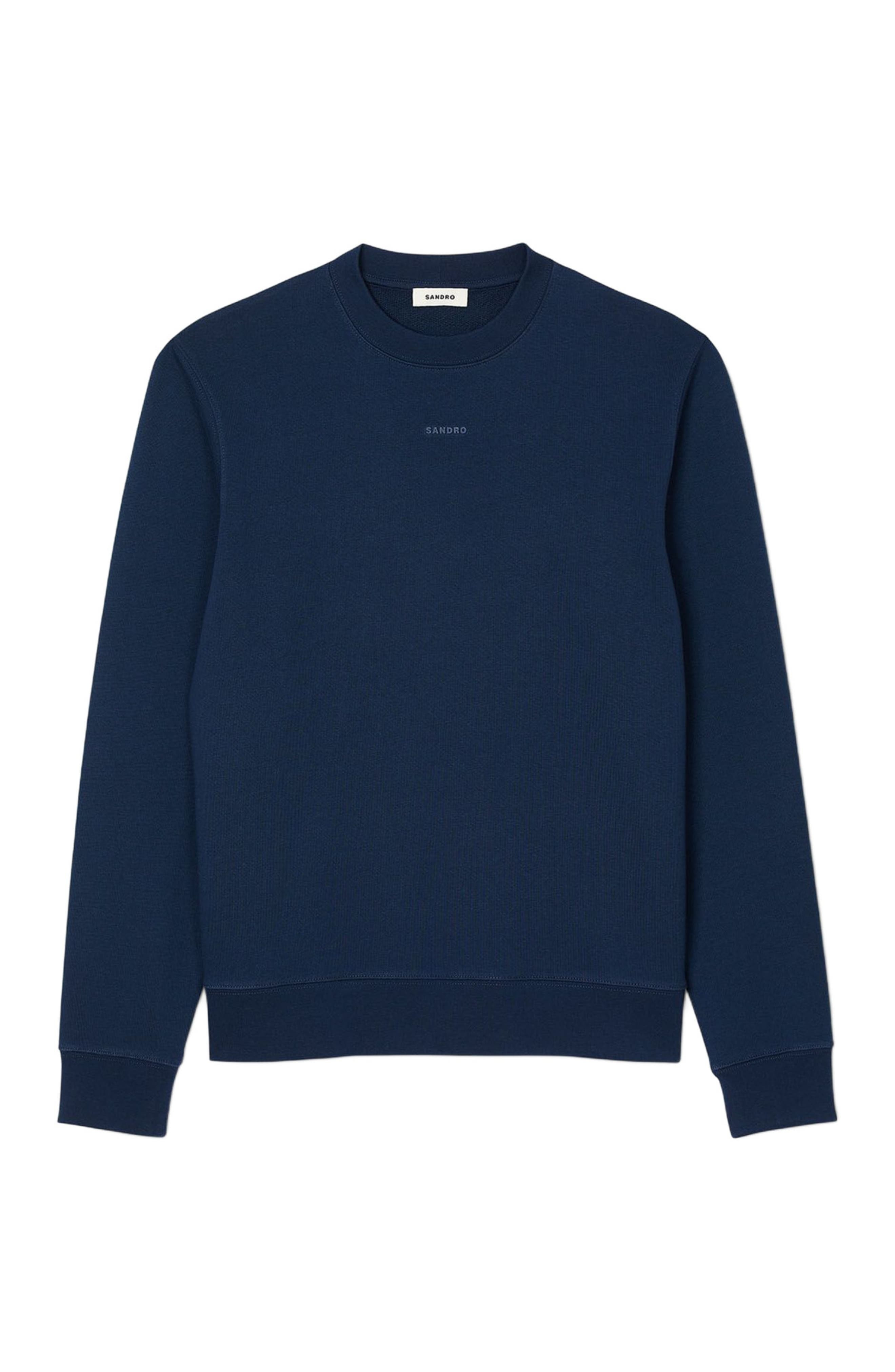 SANDRO Logo sweatshirt in Royal Blue at Nordstrom - 5