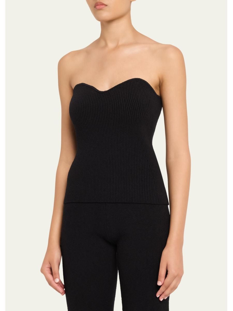 Strapless Knit Top 4