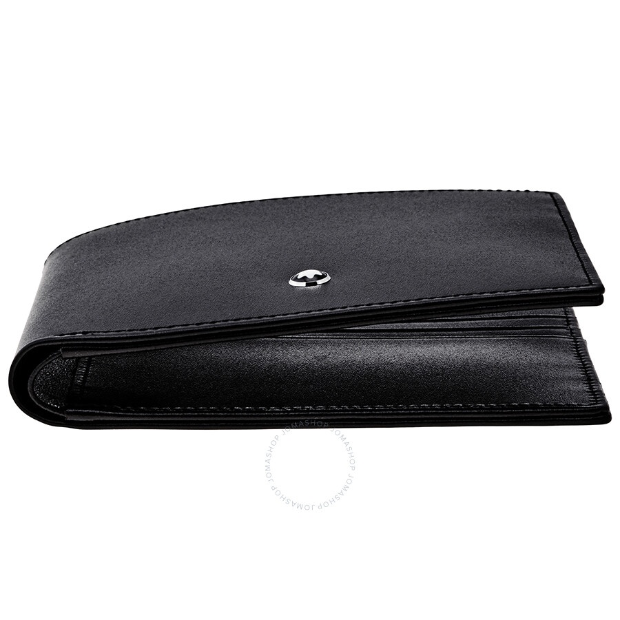 Montblanc Meisterstuck 8 CC Black Leather Wallet 7163 - 7