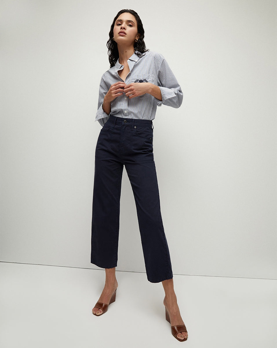 CROSBIE CROPPED WIDE-LEG PANT - 2