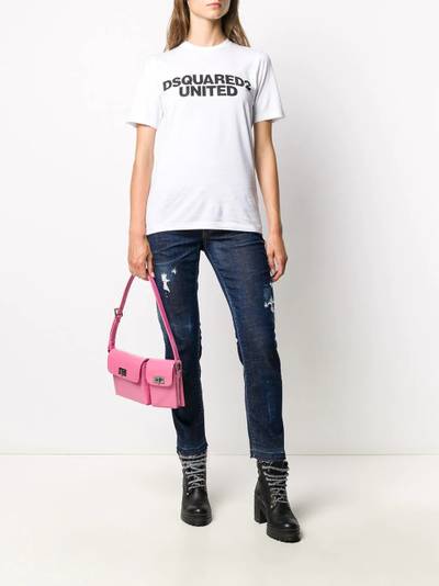 DSQUARED2 logo print cotton T-shirt outlook