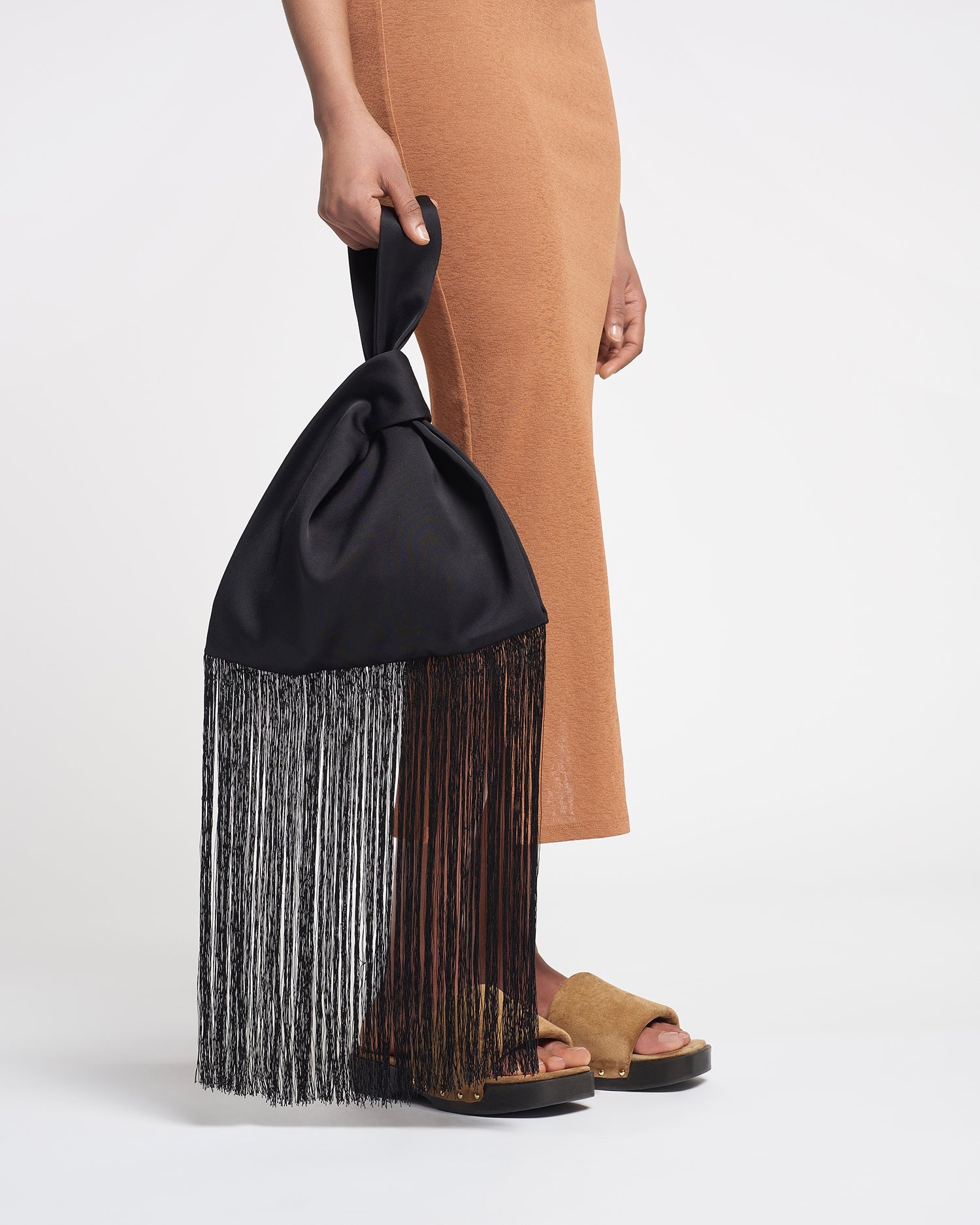 Tech Satin Clutch Bag - 7