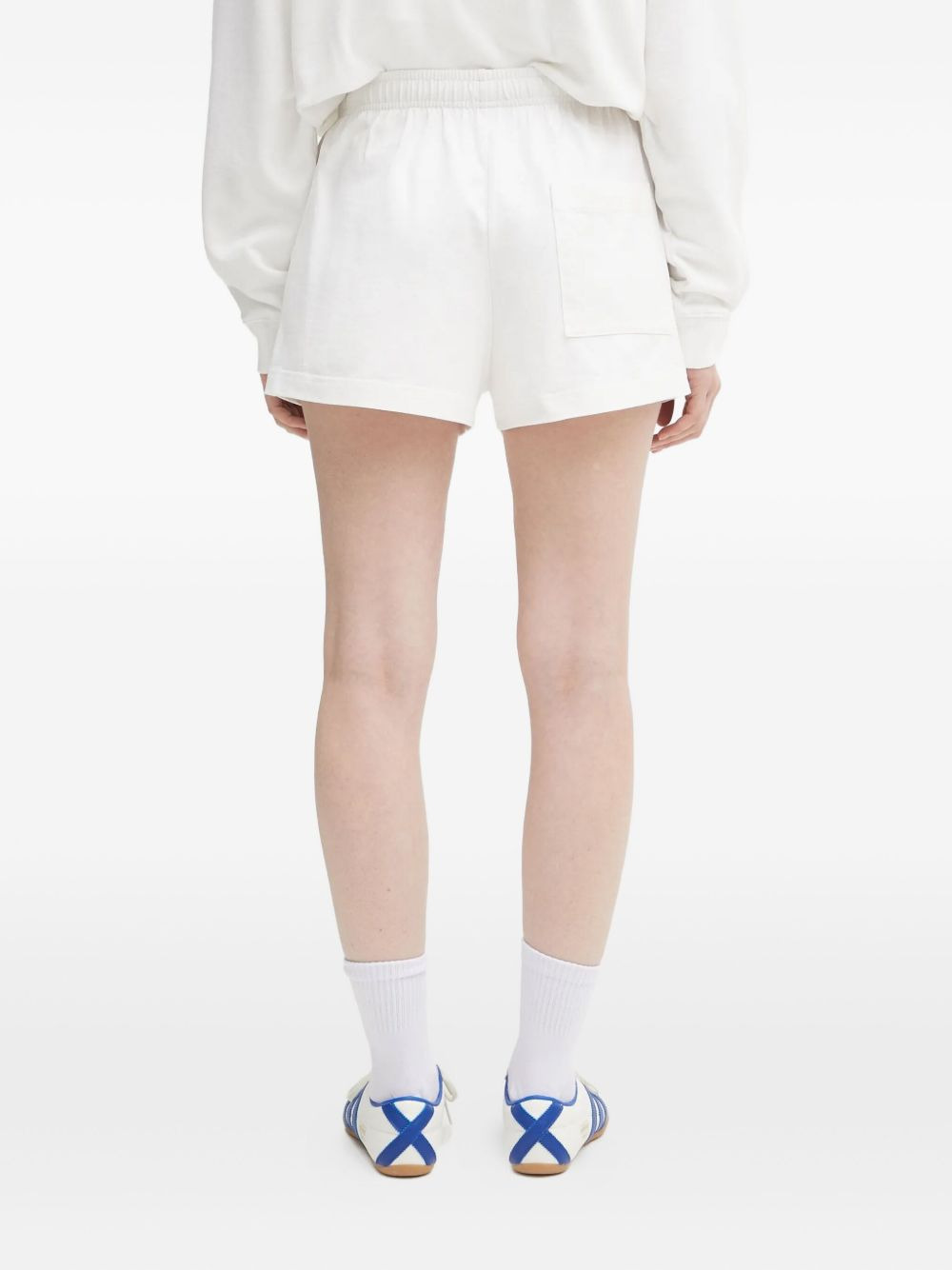 logo-embroidered shorts - 4