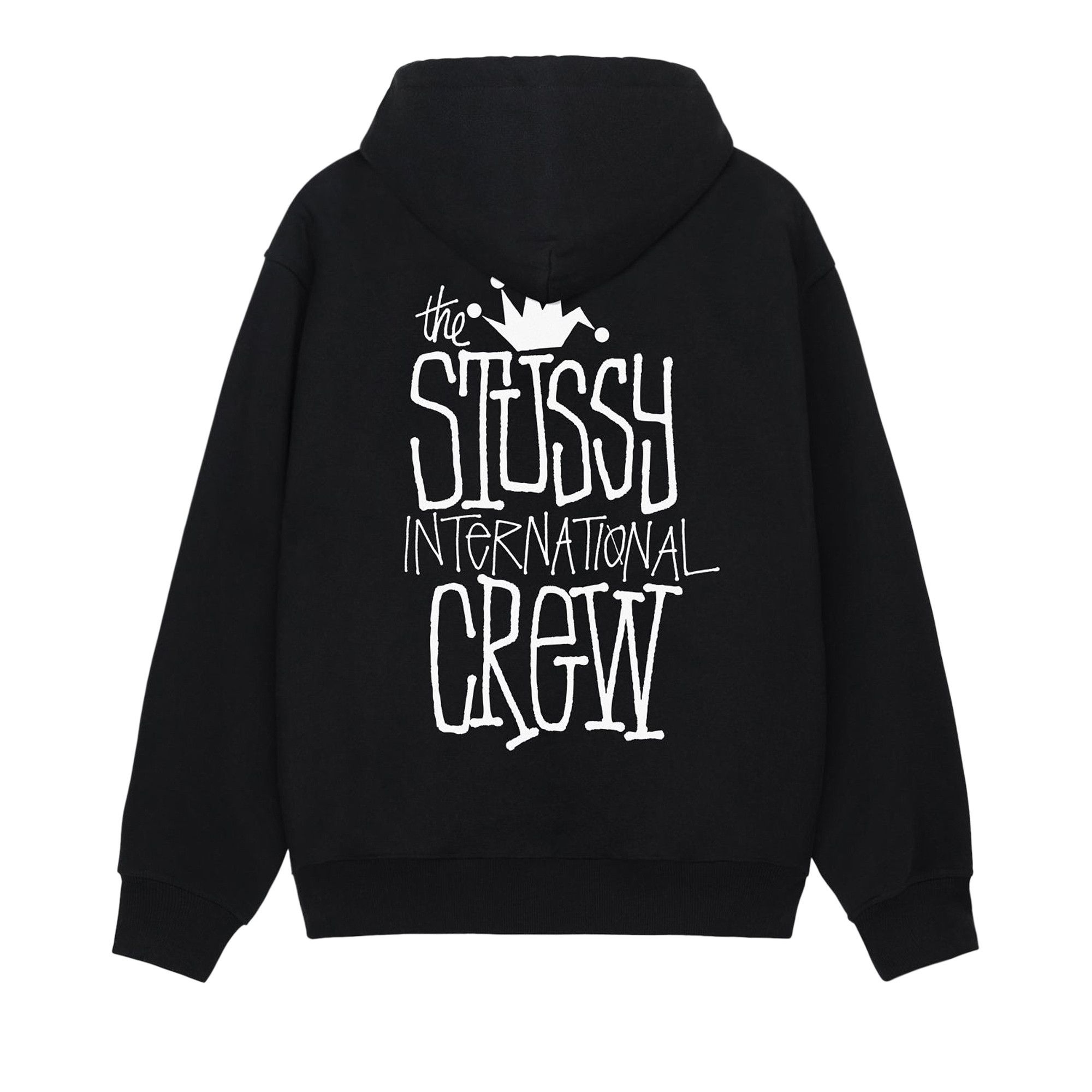 Stüssy Stussy Crown International Hoodie 'Black' | REVERSIBLE