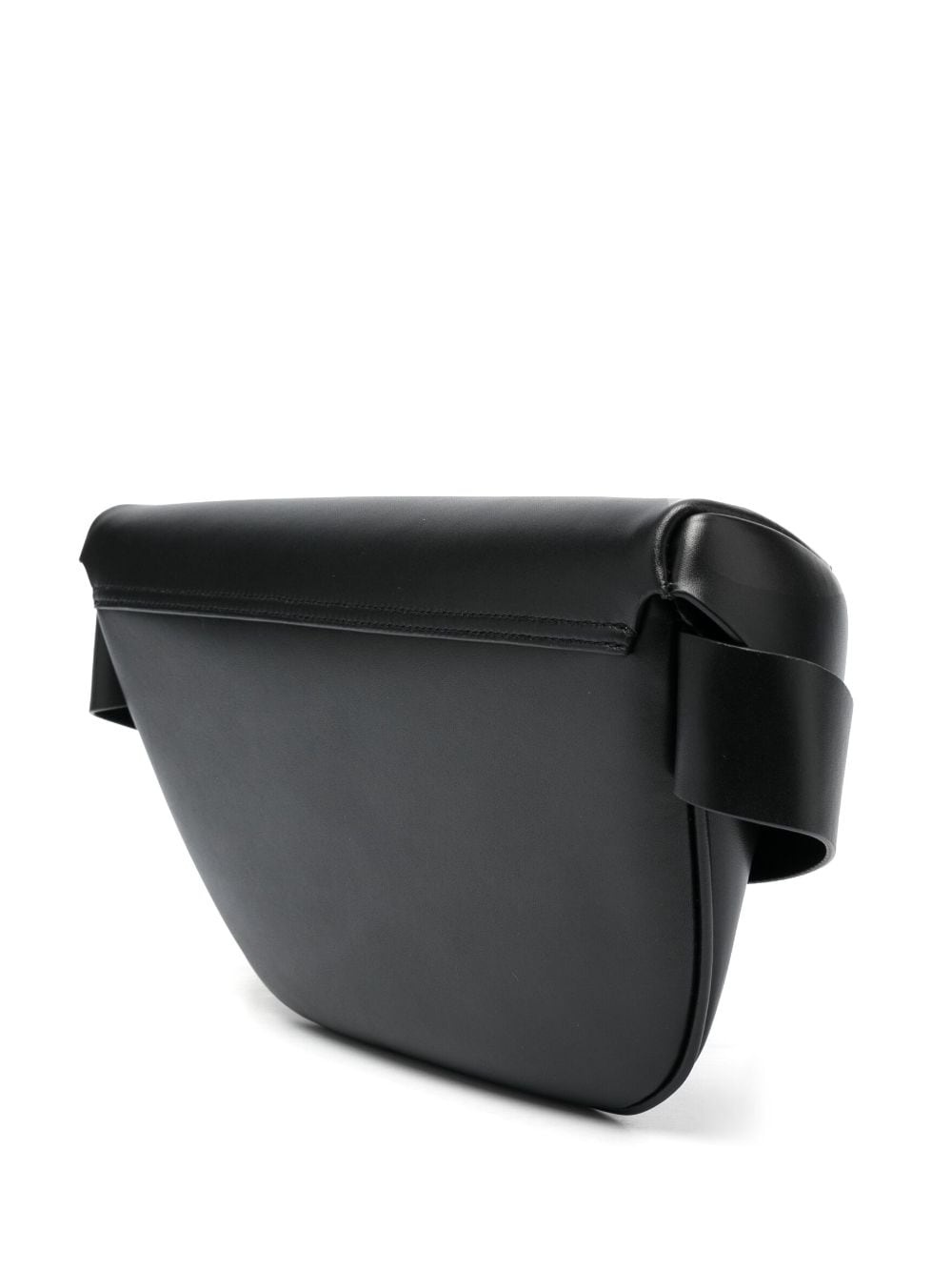 logo-embossed leather belt bag - 3