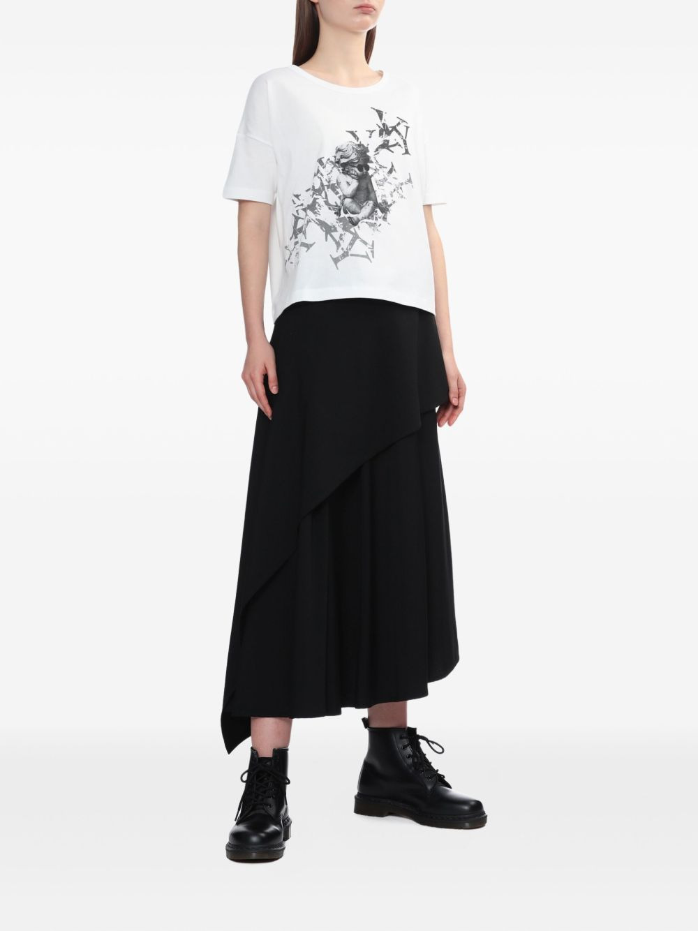 cherub-print T-shirt - 2
