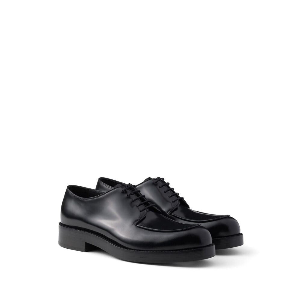 Prada Black Derby Shoes Men - 4