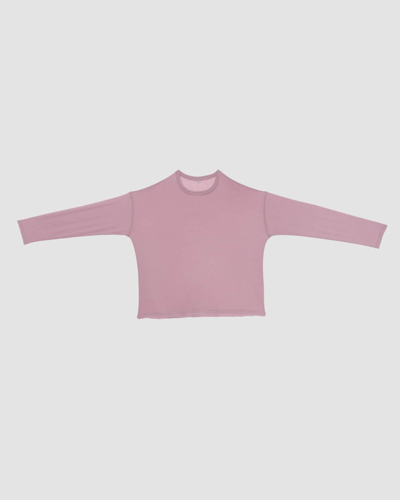 Loose Long Sleeve Tee - Bamboo Lyocell 1