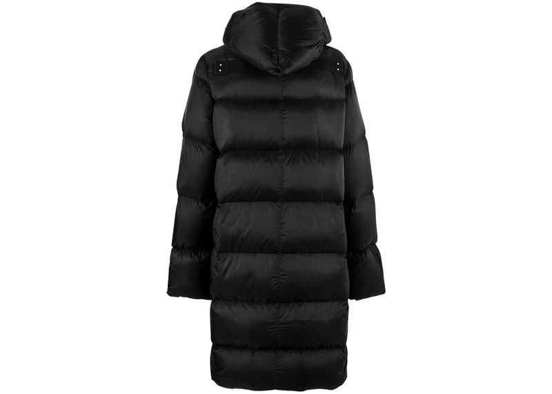Rick Owens Rick Owens Hooded Liner Long Down Jacket Black outlook