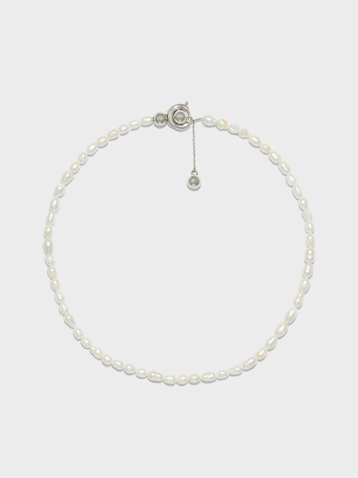 Saylor Pearl and Palladium-Plated Necklace - 1