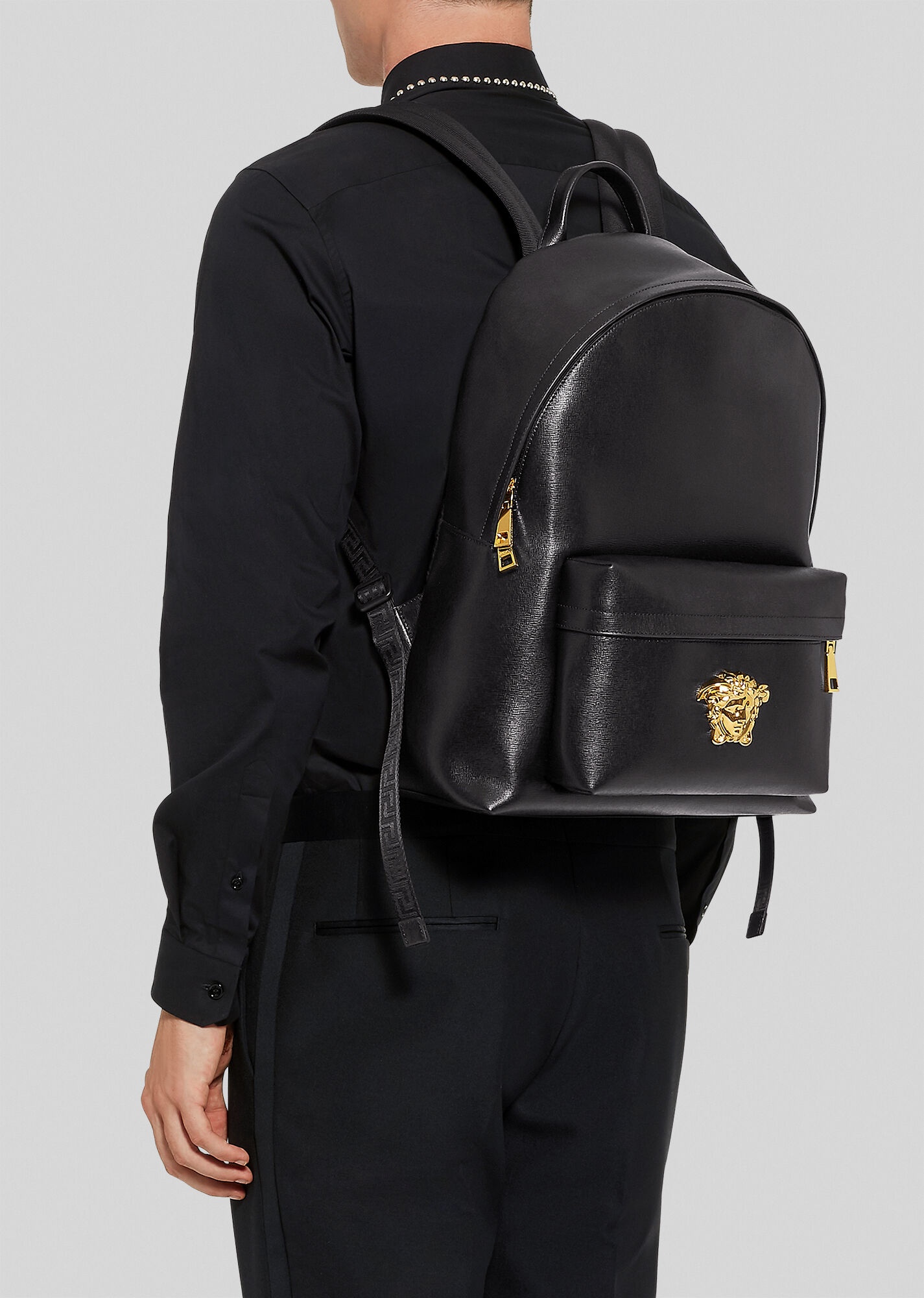 Saffiano Leather Palazzo Backpack - 4