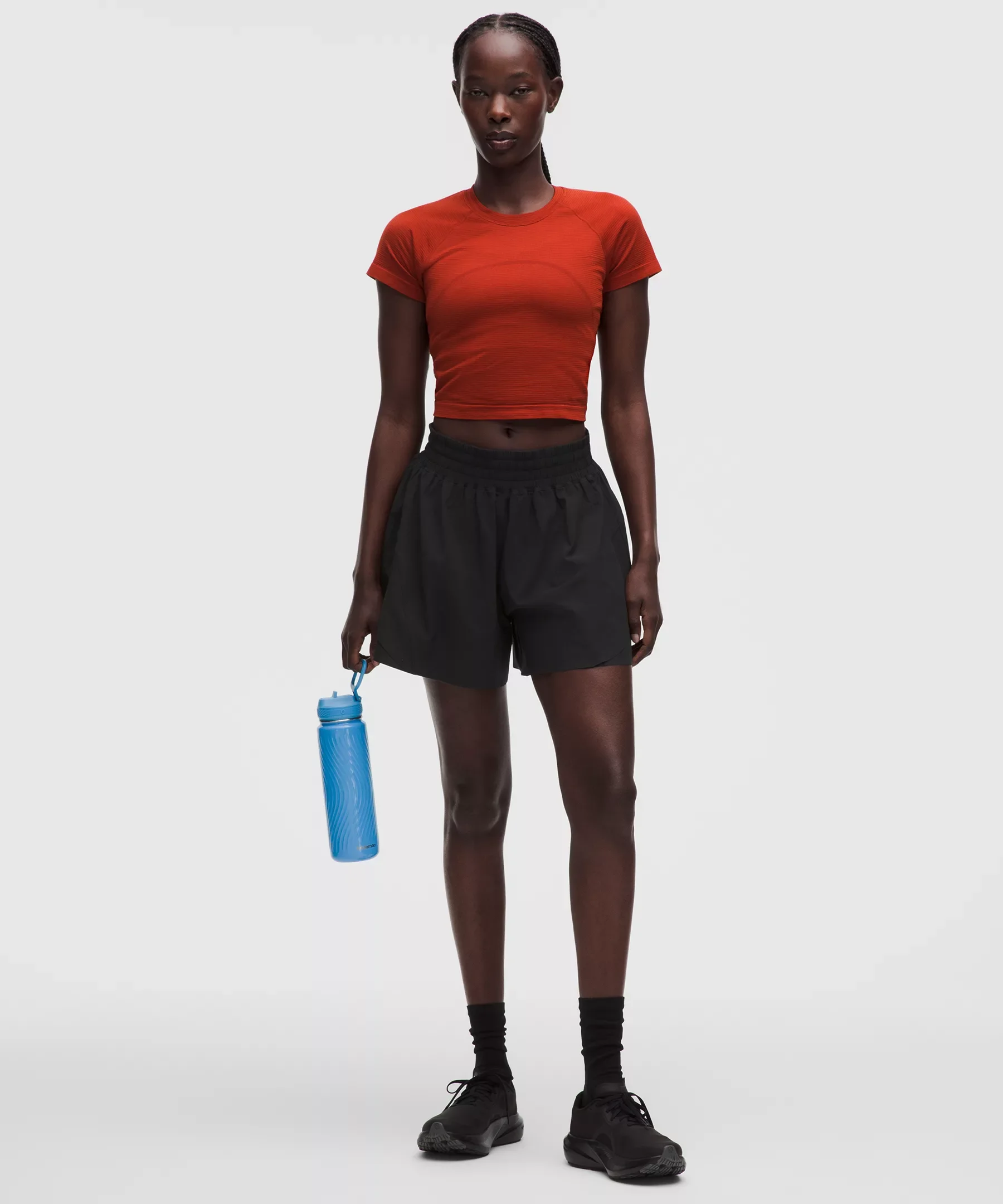Shake It Out High-Rise Running Short 4" - 1