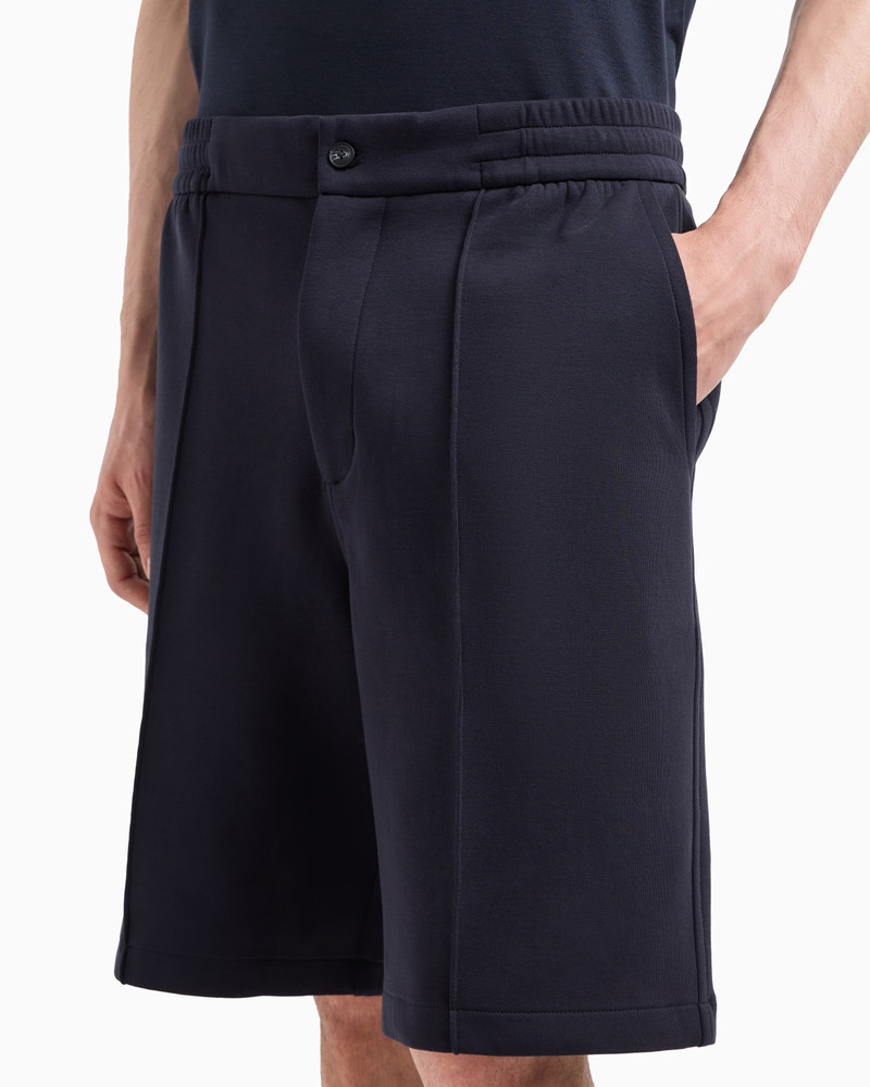 Double-jersey Bermuda shorts with ribs 5