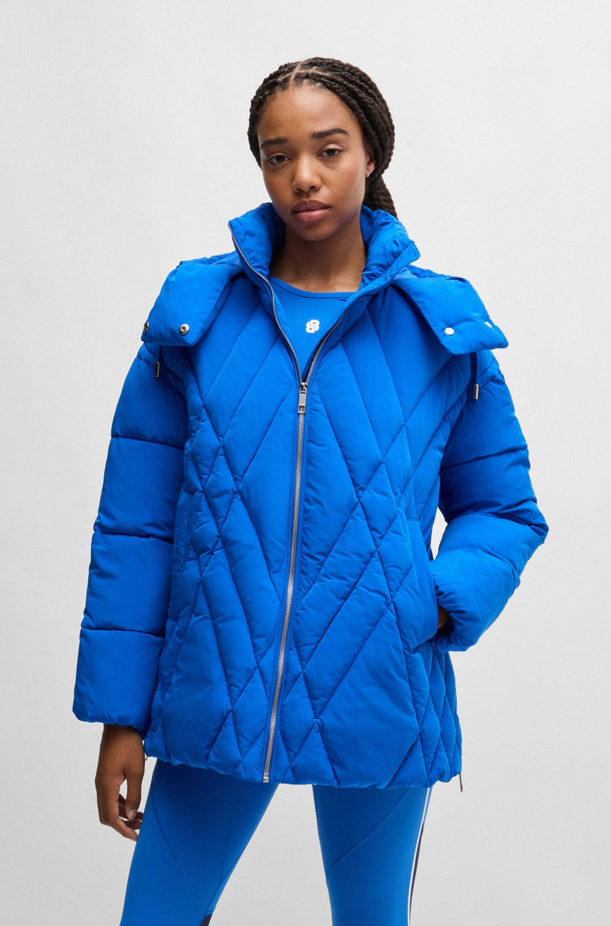 WATER-REPELLENT JACKET WITH SEASONAL QUILTING - 2
