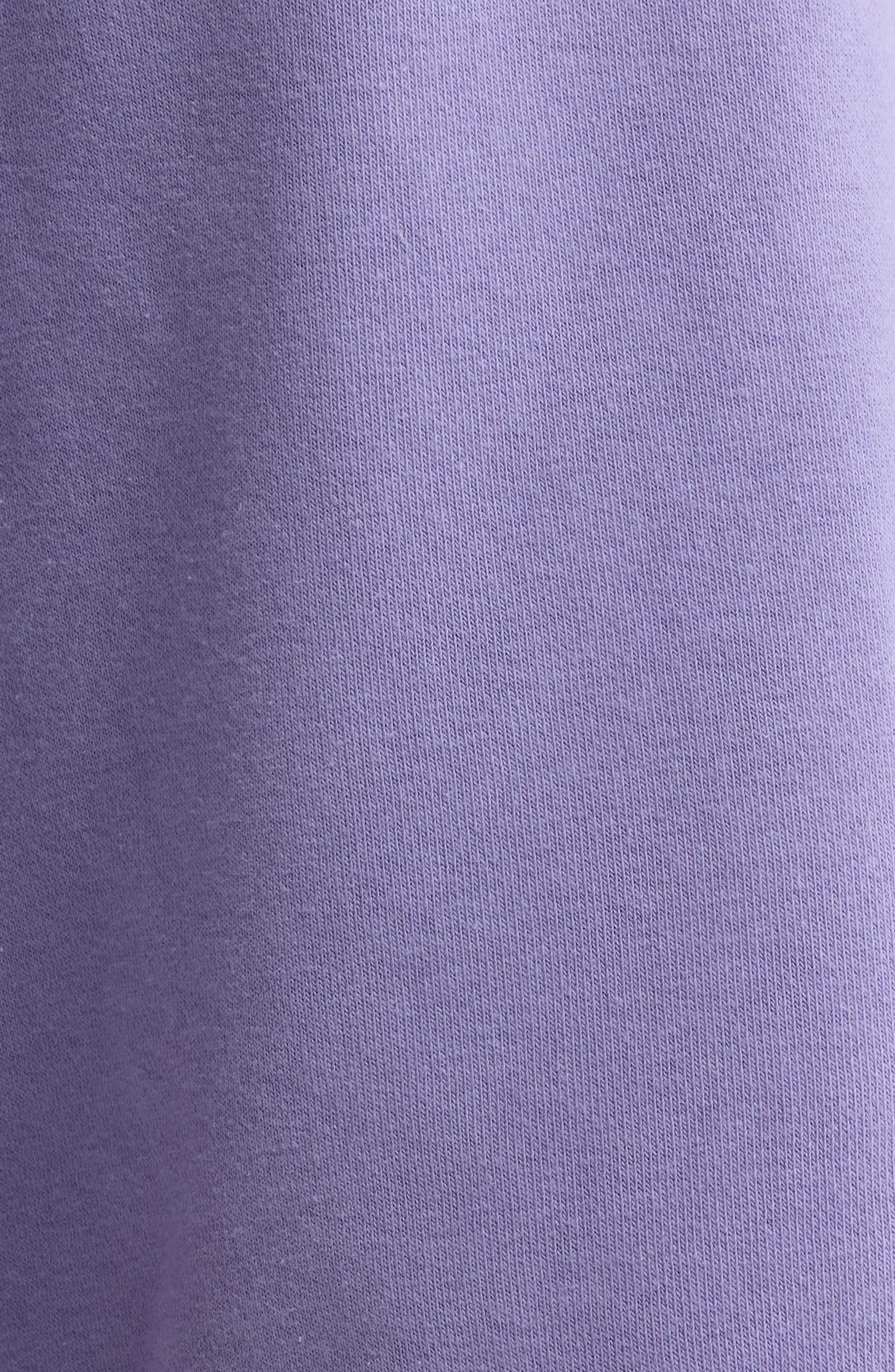 Nike Sportswear Phoenix French Terry Drawstring Shorts in Dusty Amethyst at Nordstrom - 6