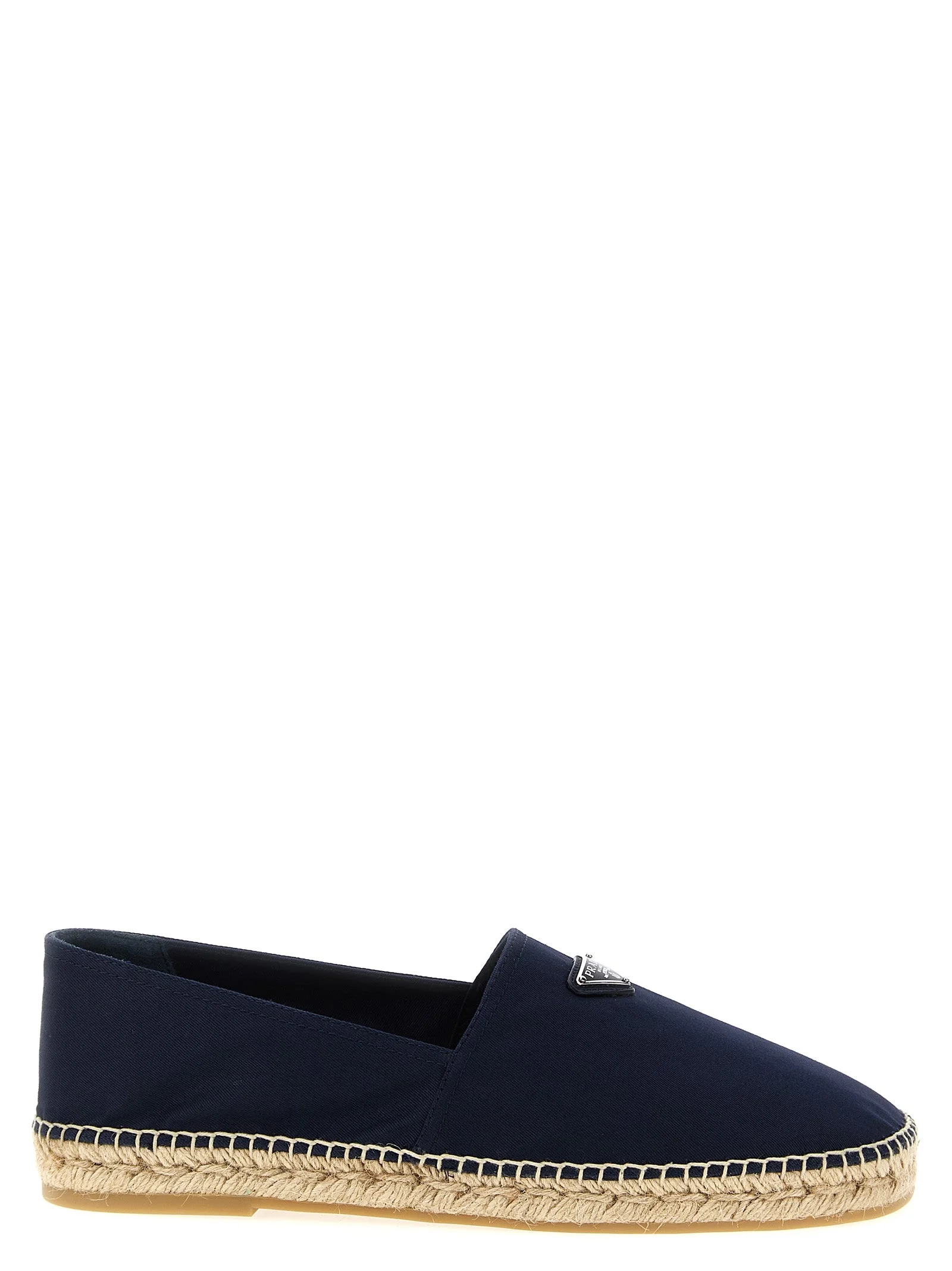 Prada Men Logo Tringolo Espadrilles - 1