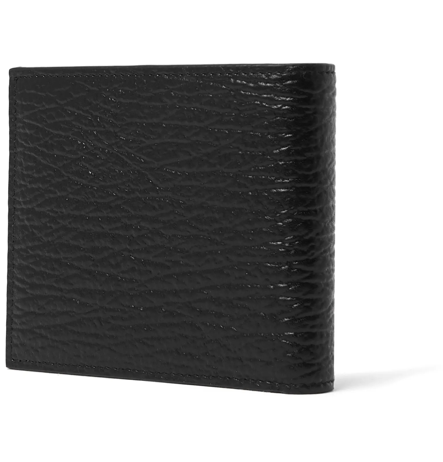 Logo-Appliquéd Textured-Leather Billfold Wallet - 3