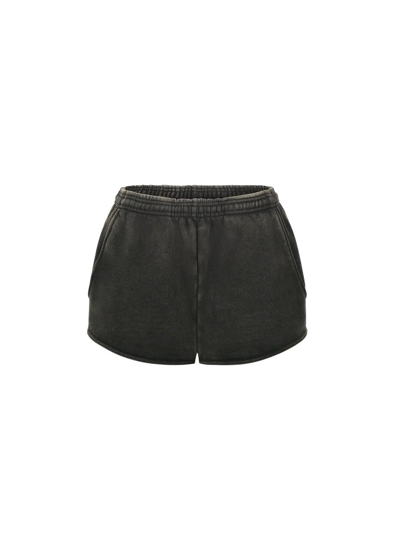 MICRO SHORTS WASHED BLACK 1