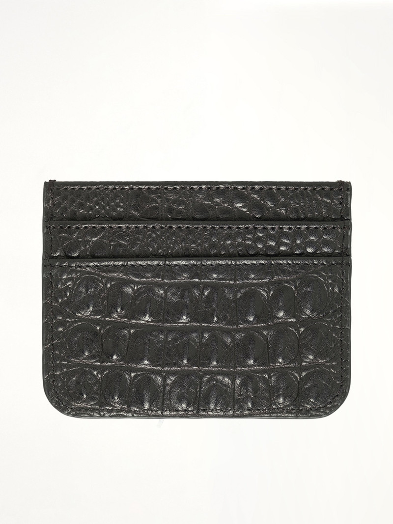 Thug Club TC Crocodile Card Holder in Black outlook