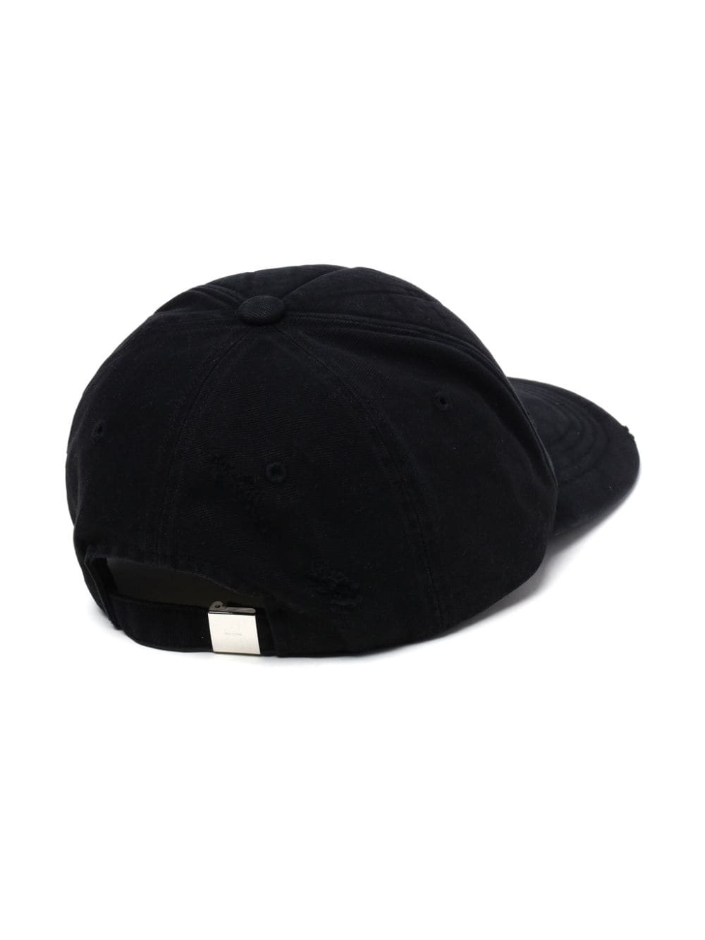 distressed cotton baseball cap - 2