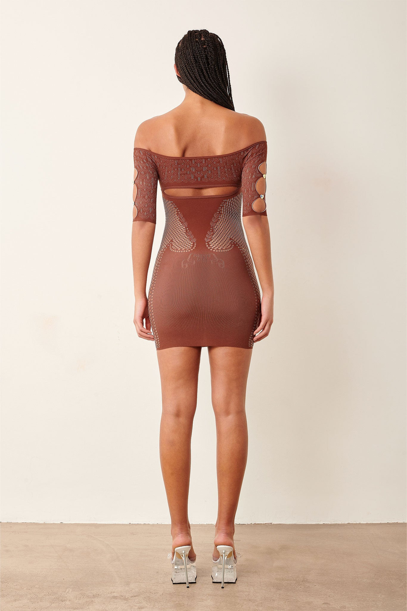 ARCHER DRESS OLD MONEY BROWN - 4