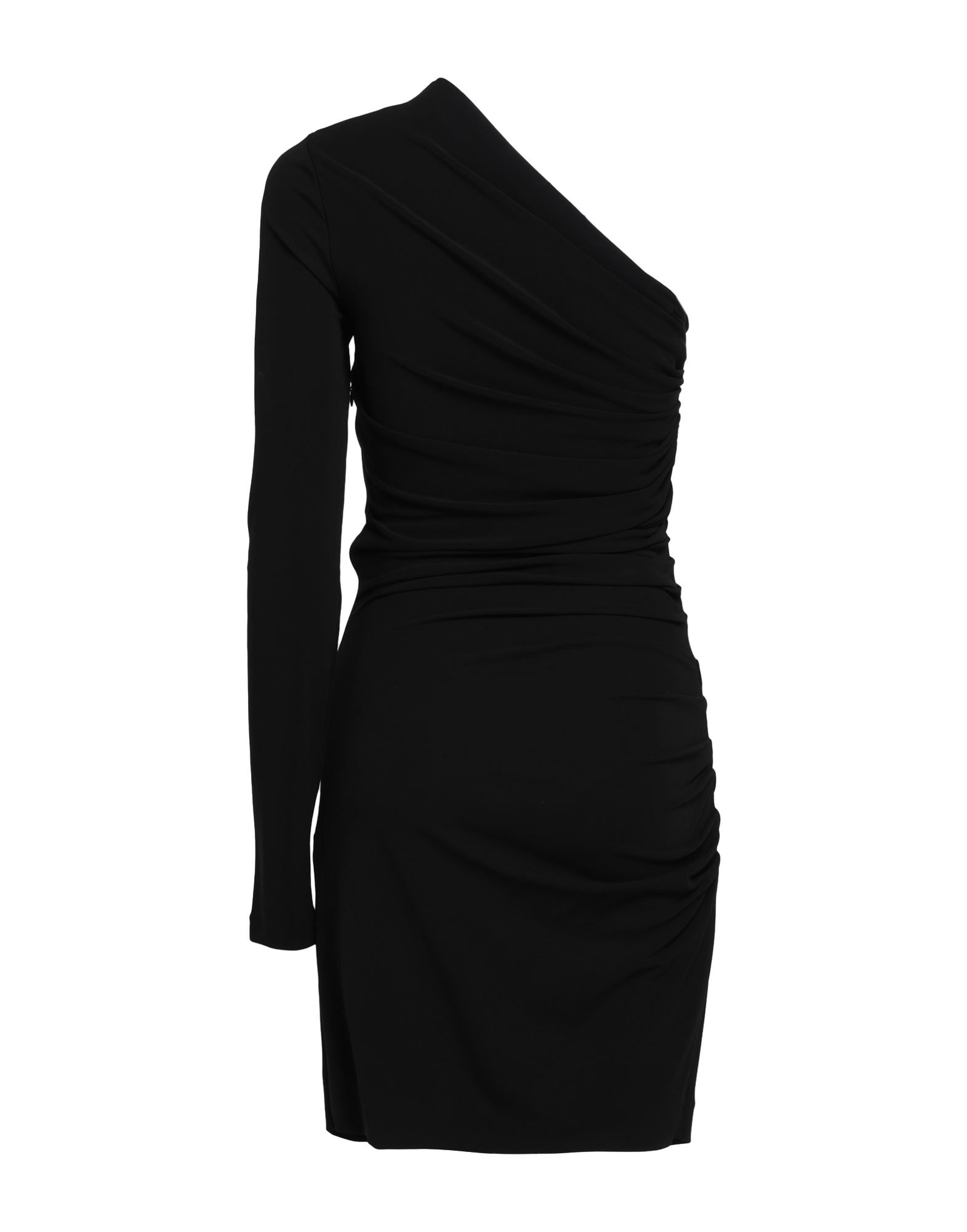 Black Women's One-shoulder Dress - 2