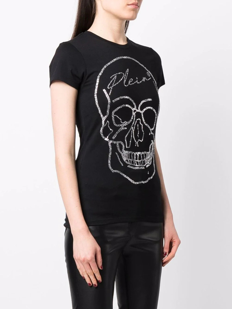 skull-detail short-sleeved T-shirt 3