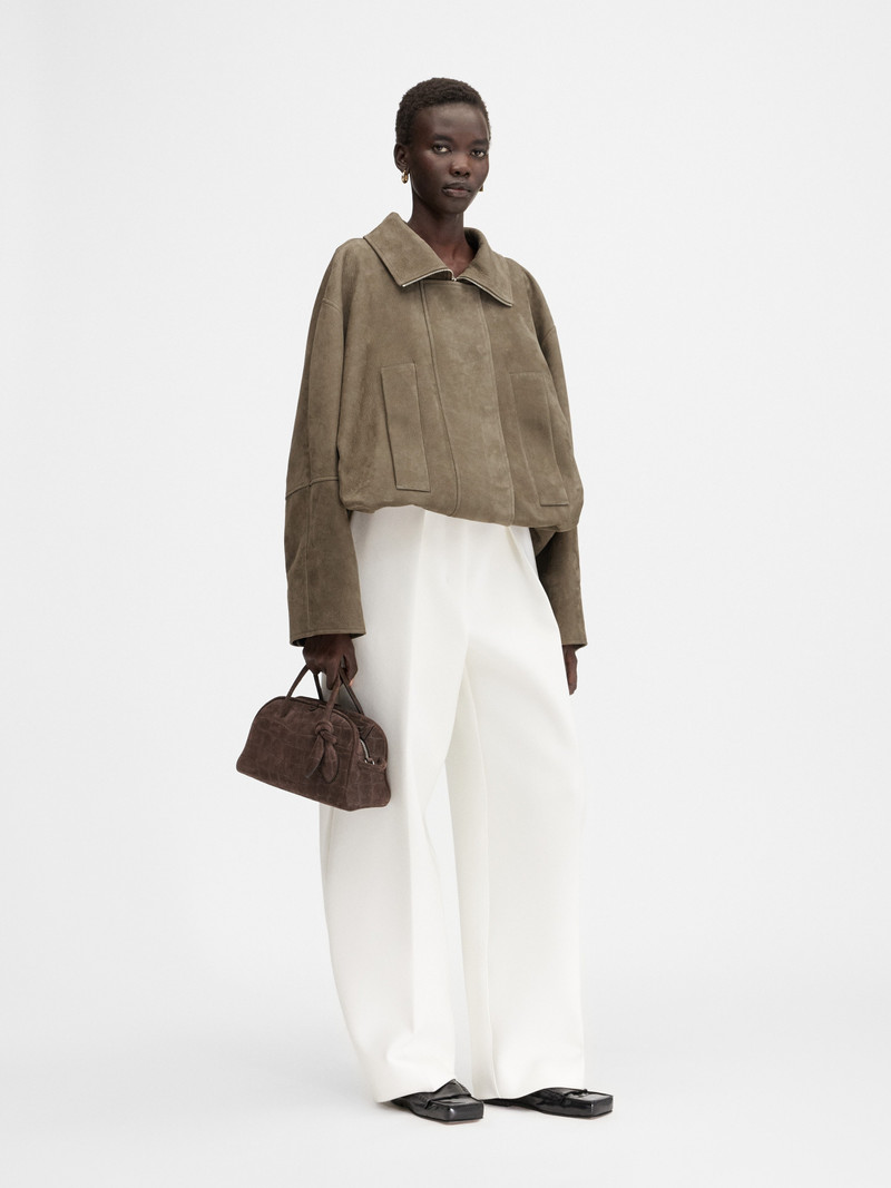 JACQUEMUS The Ciro leather jacket outlook