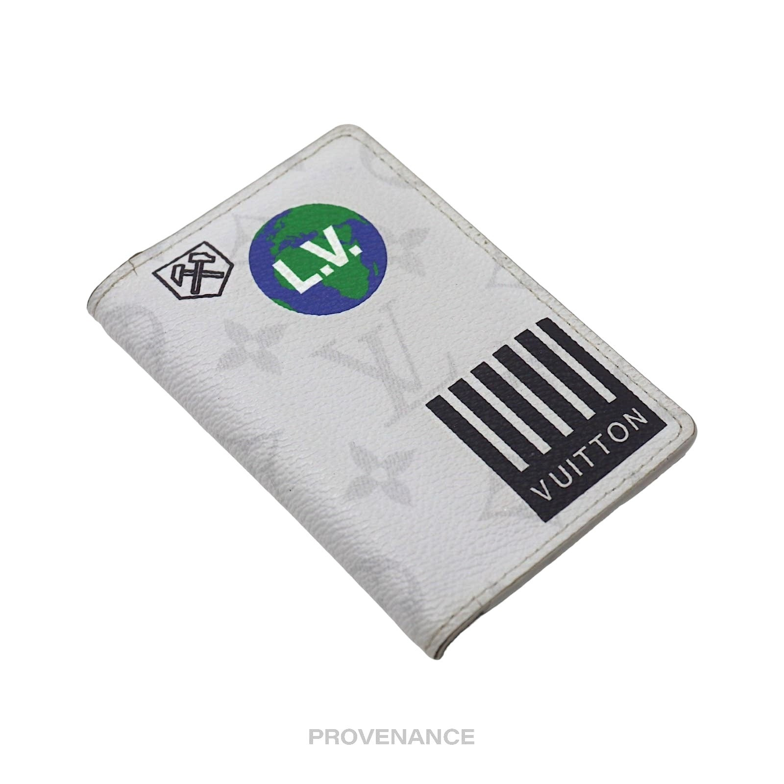 Louis Vuitton Pocket Organizer Wallet - Antarctica Logos - 5