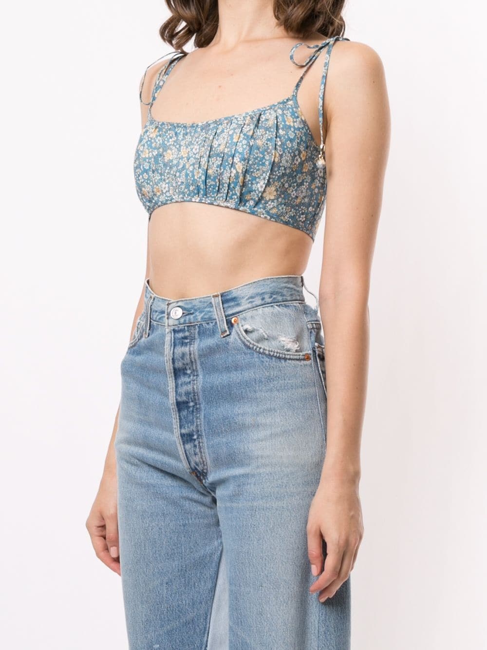 Carnaby floral-print bralette - 3