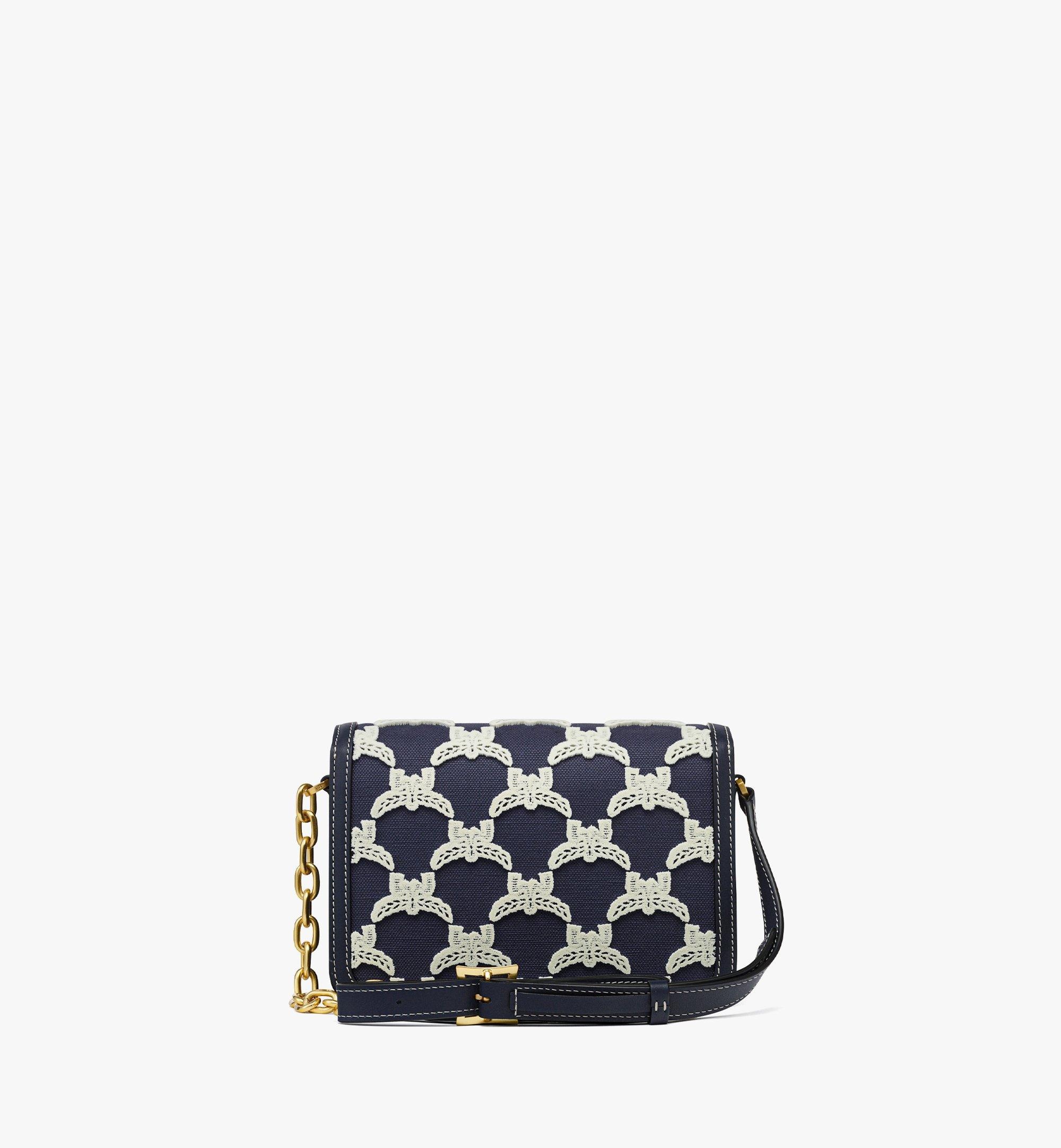 Himmel Crossbody in Leather and Laurel Flocking - 5