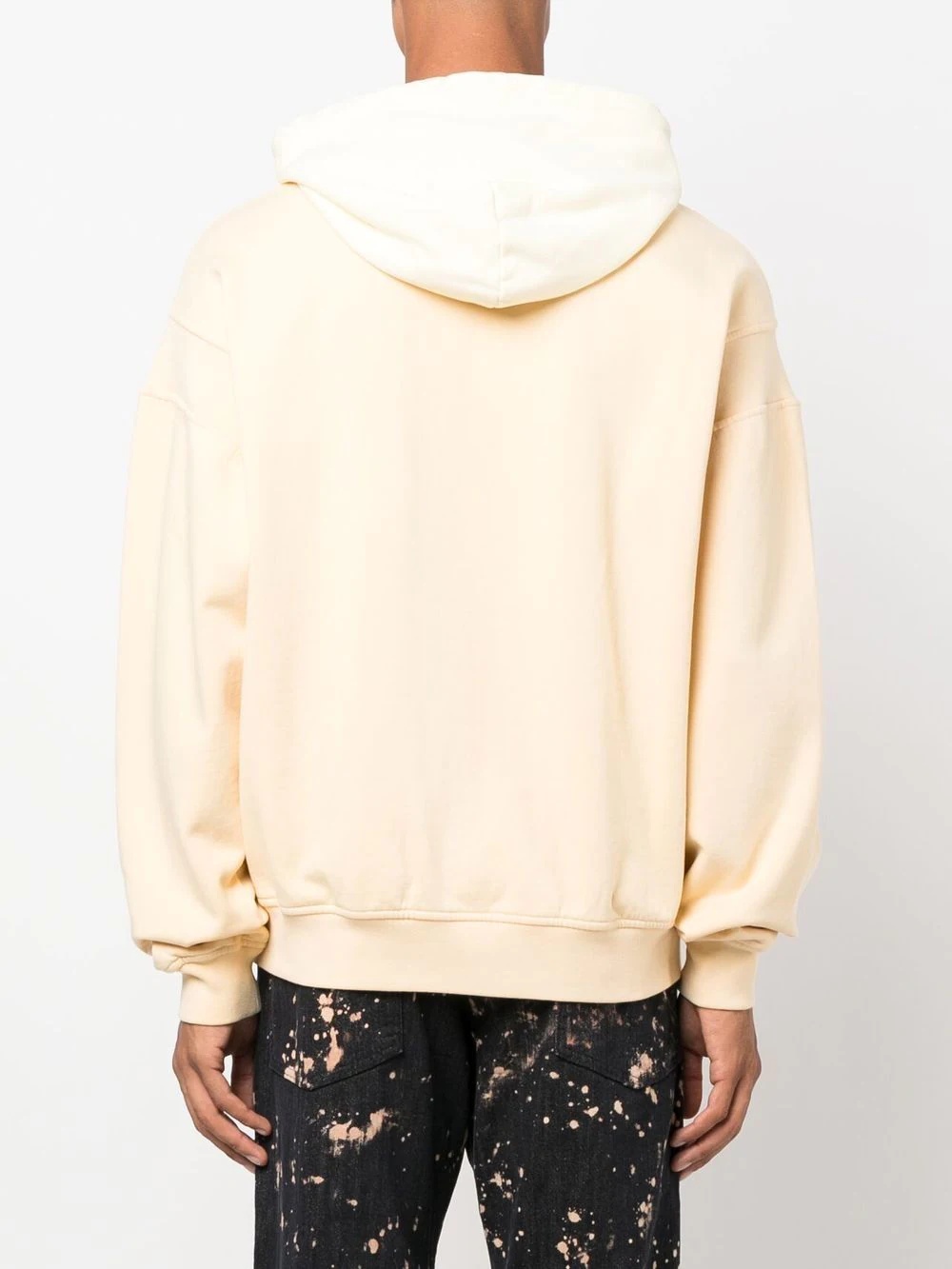 asymmetric hem hoodie - 4