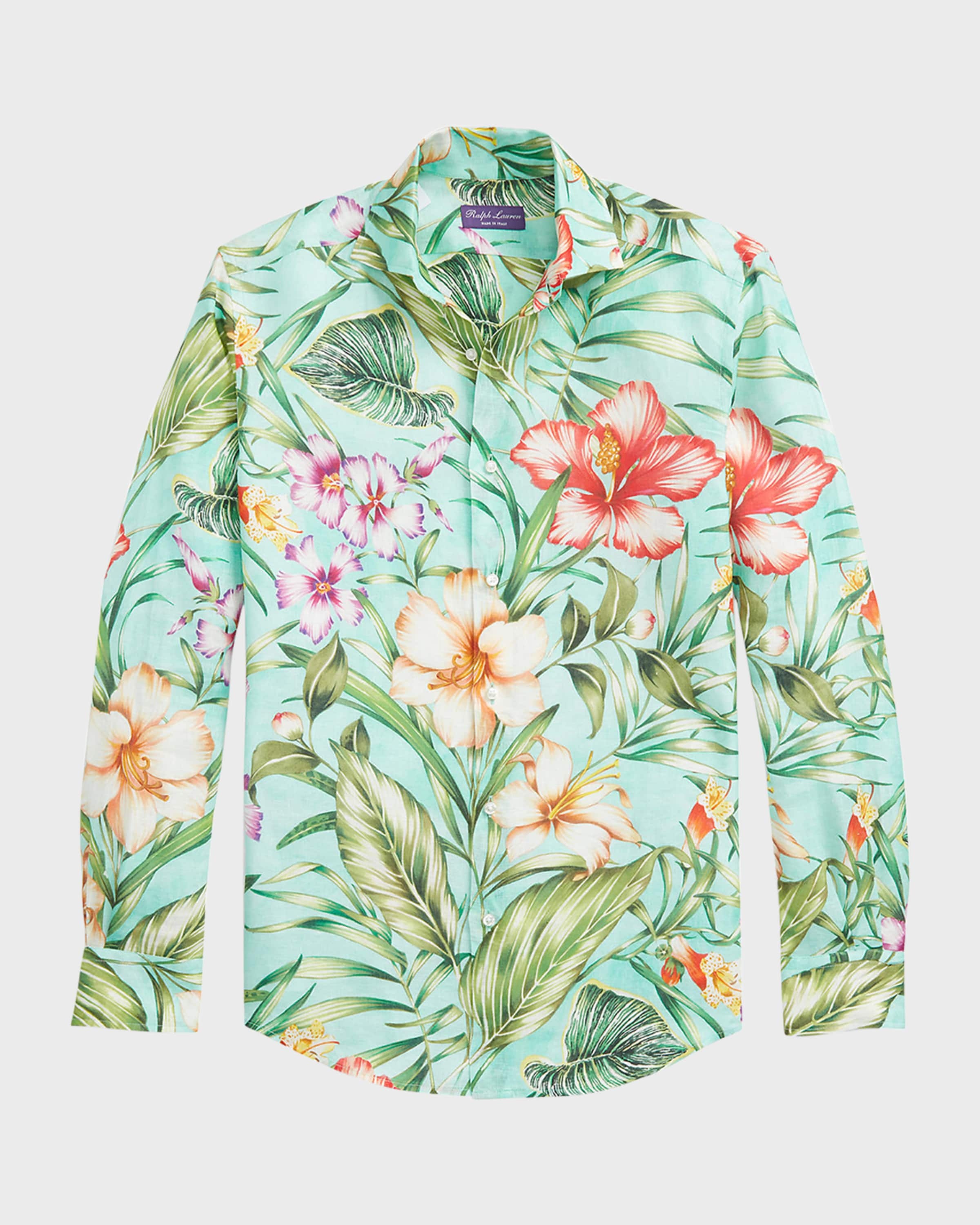 Men's Serengeti Delano Floral Button-Down Shirt - 1