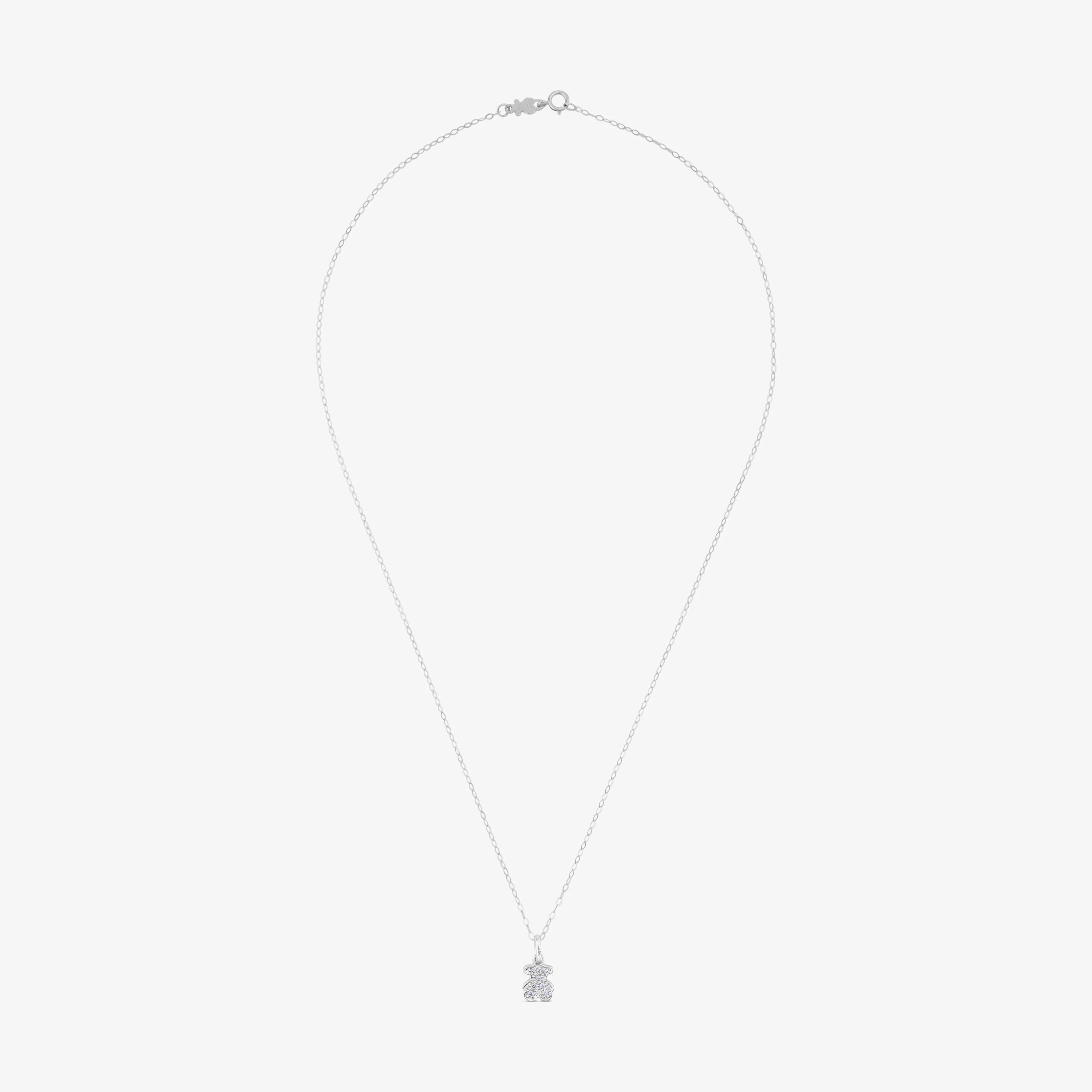 18K white gold TOUS Bear Pendant - 1