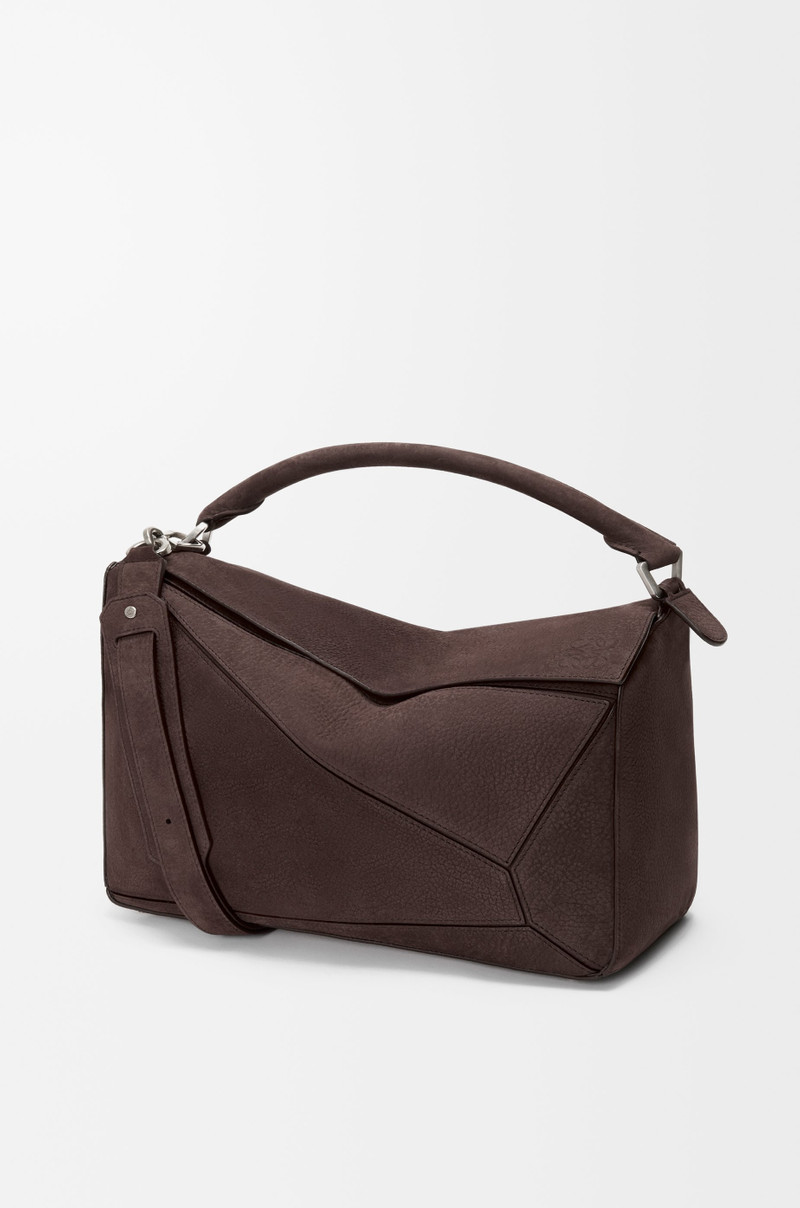 Large Puzzle bag in grained nubuck 1