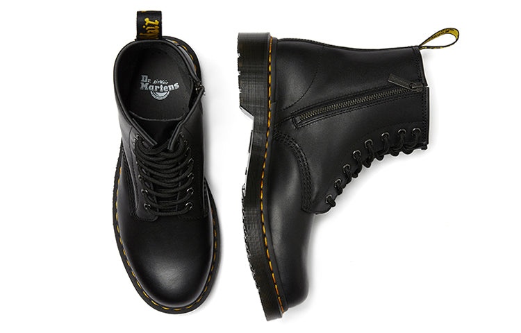Dr. Martens 1460 Classic Side Zipper 8 Martin boots Unisex Black 26692001 - 4