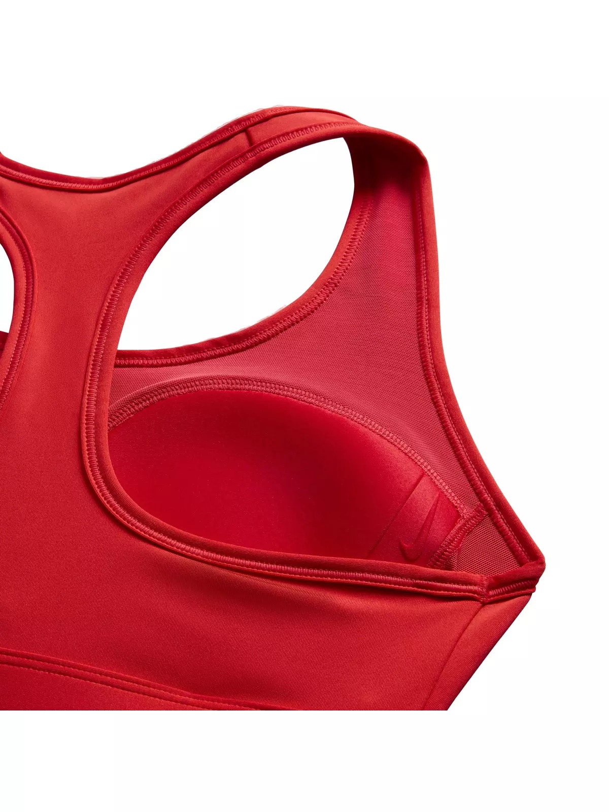 Women's Swoosh Medium Support Padded Sports Bra - Red - 3