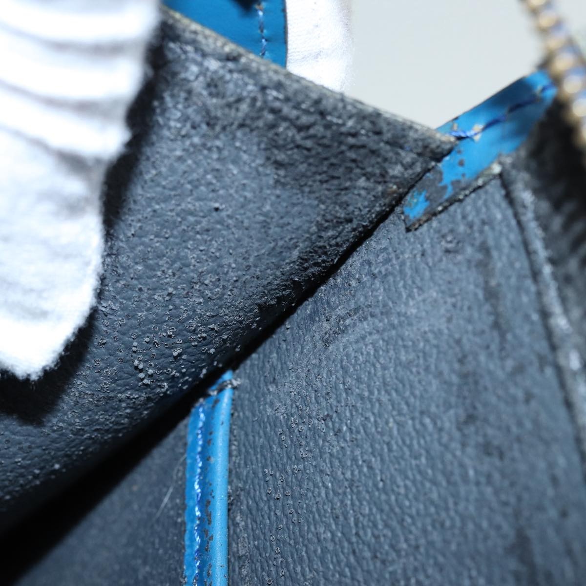 LOUIS VUITTON Epi Riviera Hand Bag Blue M48185 - 12