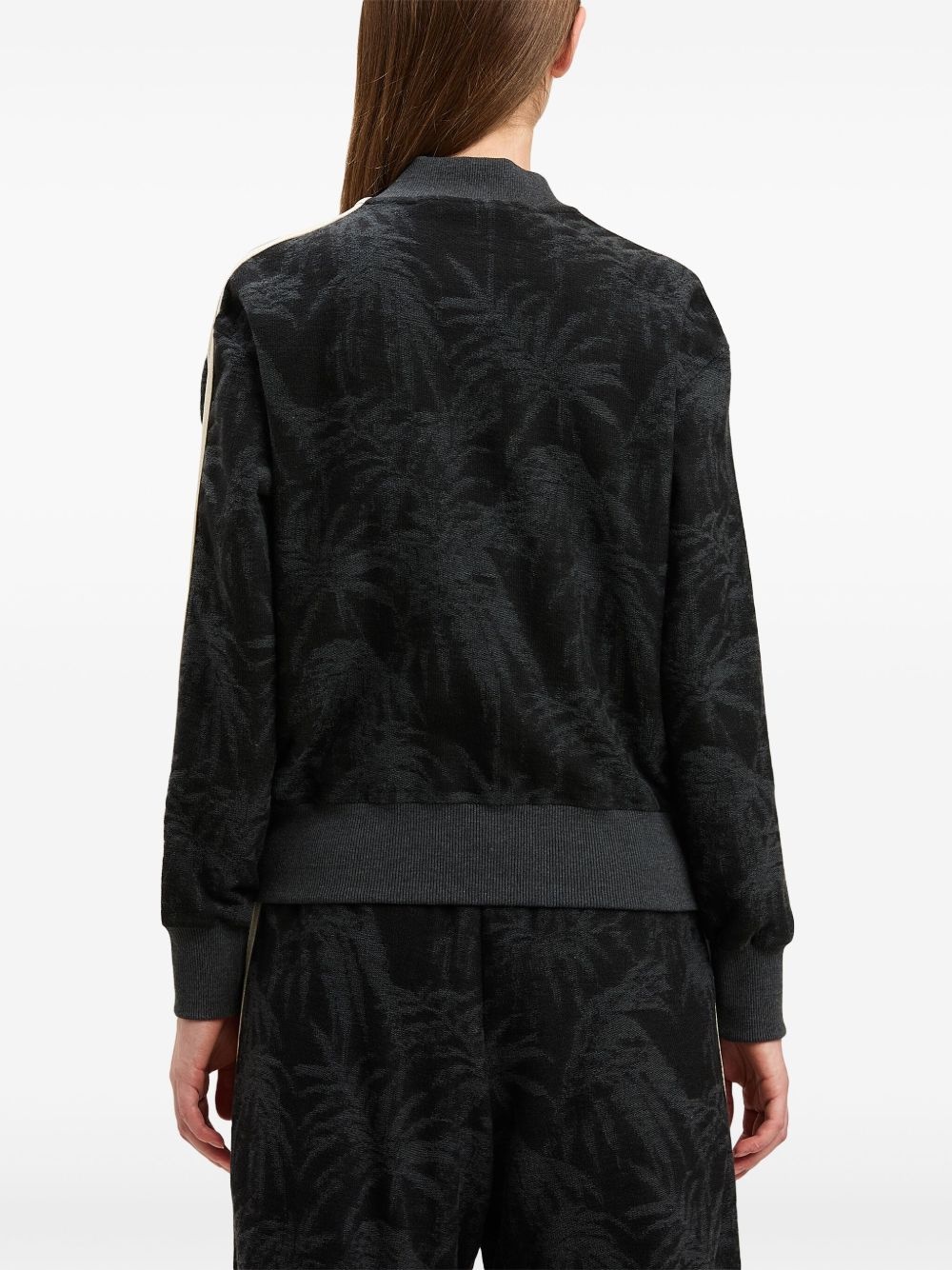 pams-jacquard zipped sweater - 5